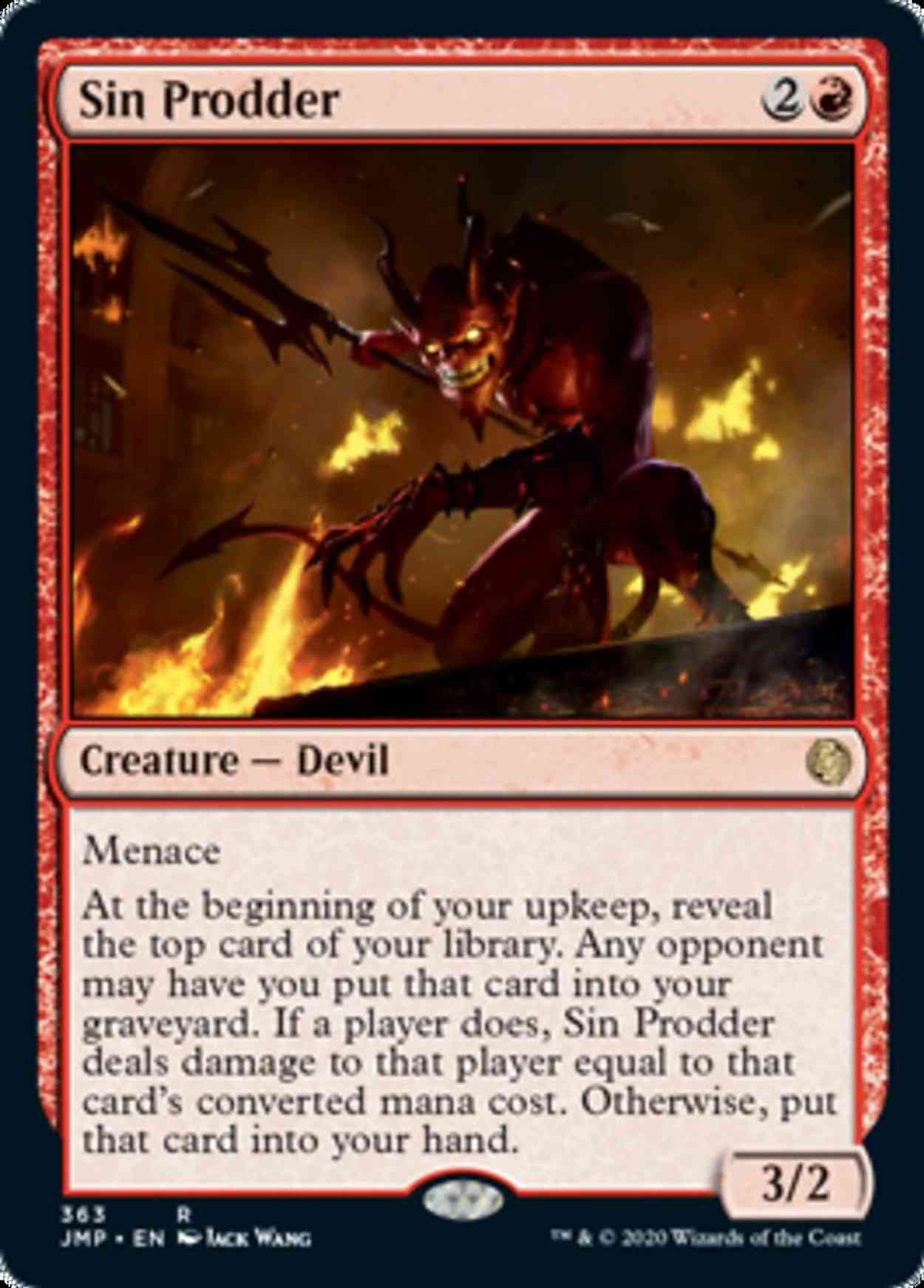 Sin Prodder magic card front
