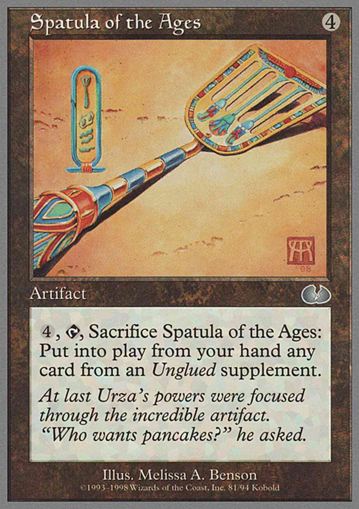 Spatula of the Ages magic card front