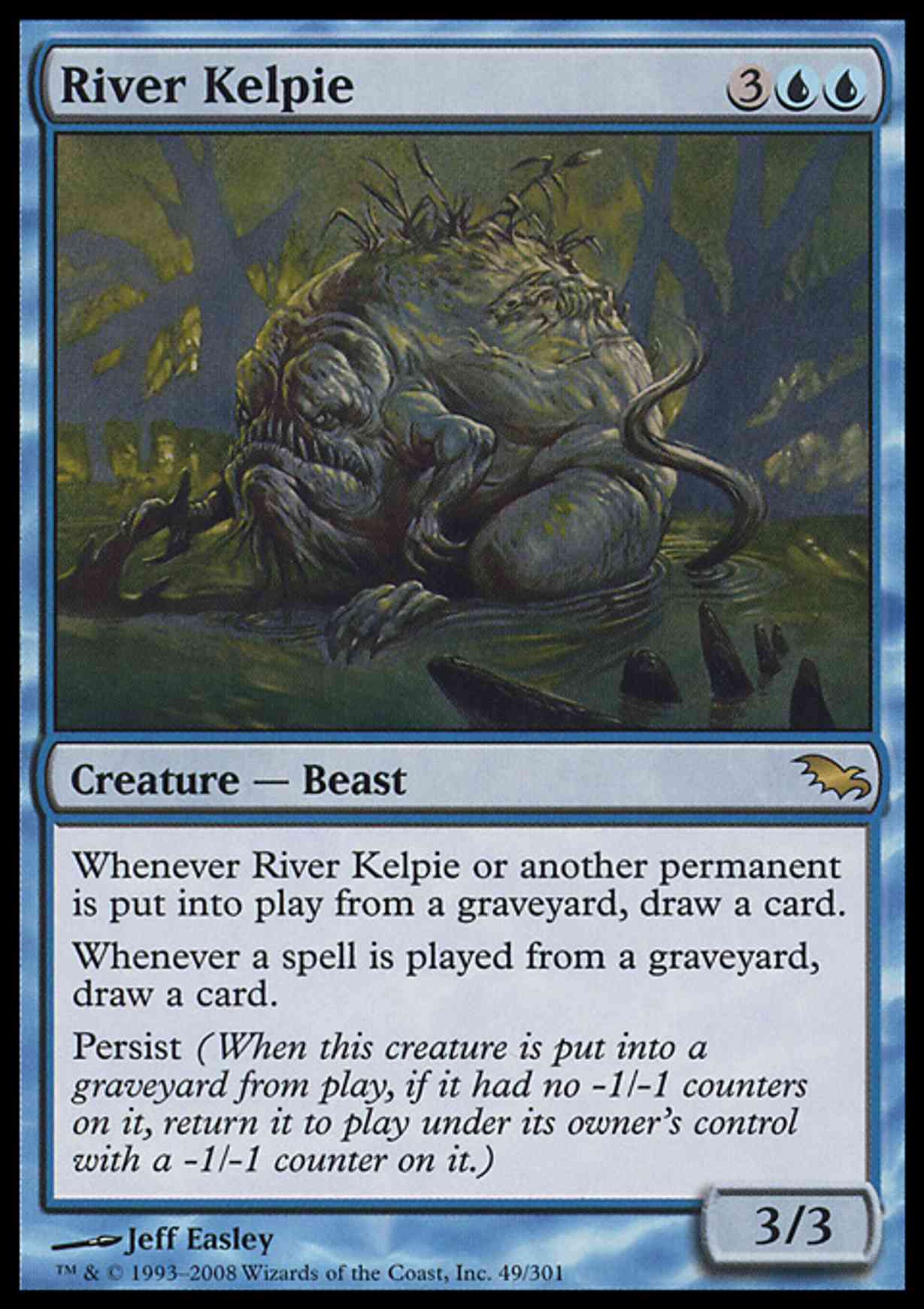 Magic: the Gathering - River Kelpie - Kelpie Fluviale - Commander (2019 Edition