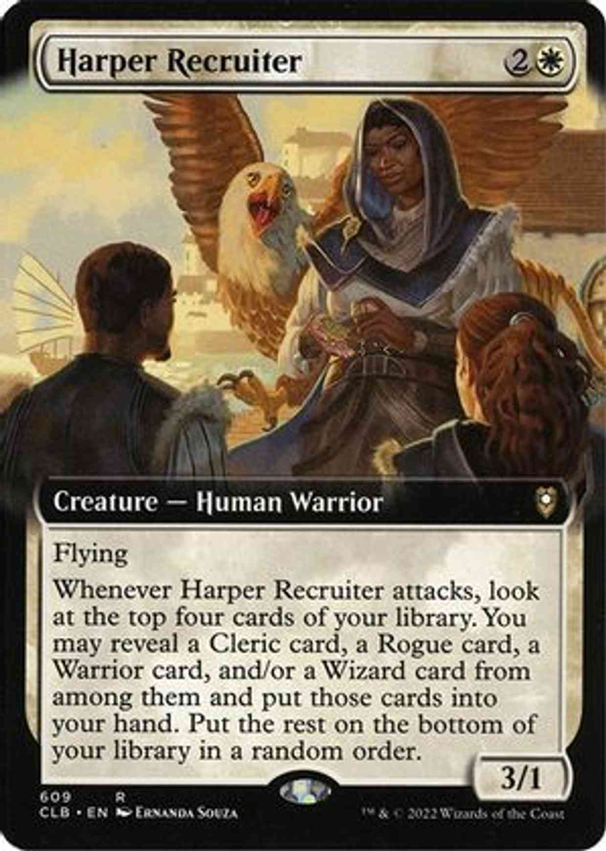 Harper Recruiter (Extended Art) magic card front