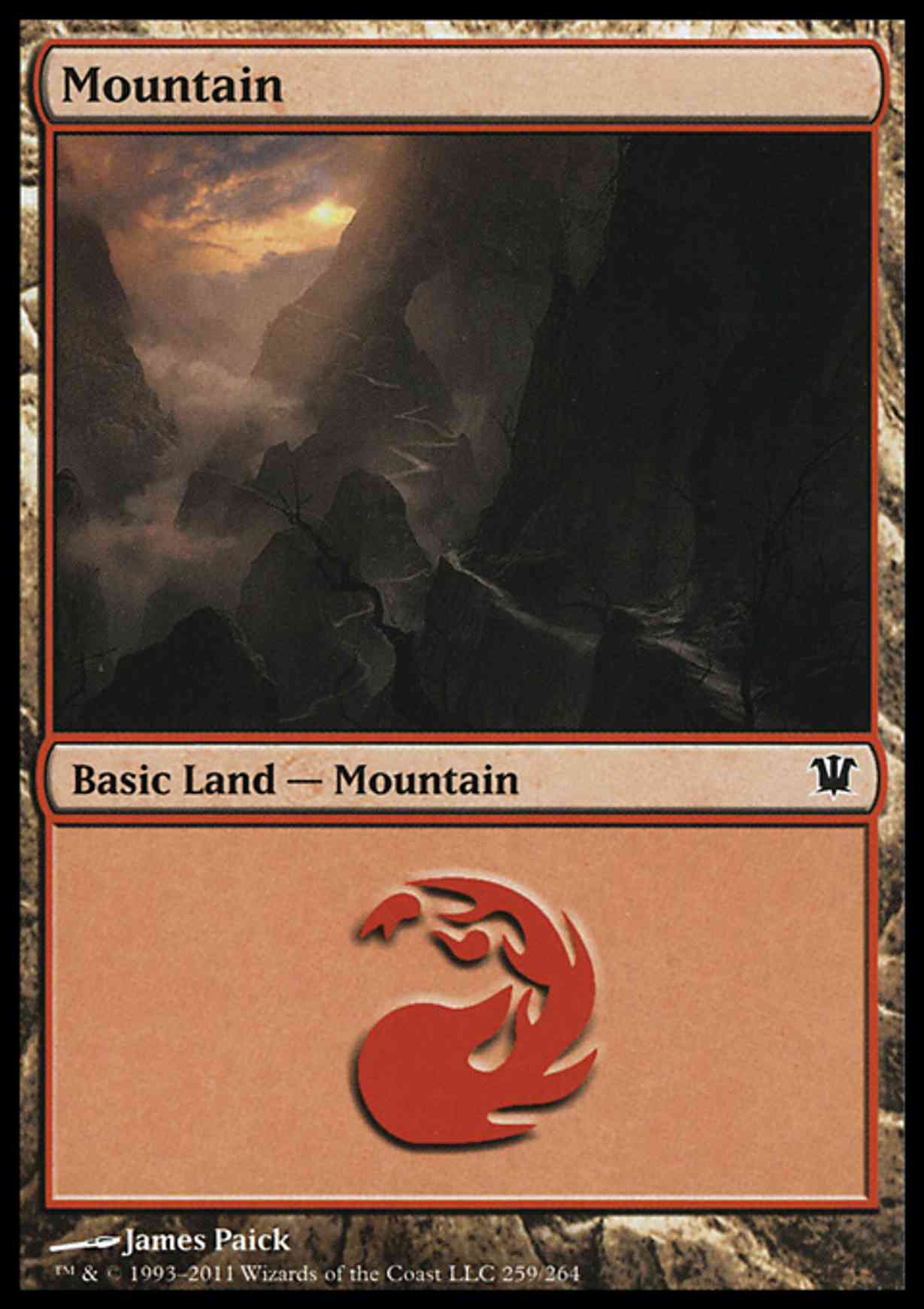 Mountain (259) magic card front