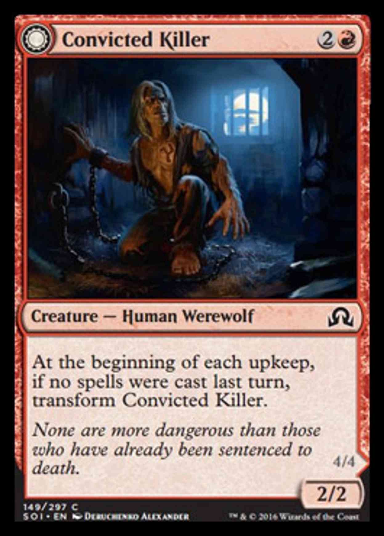 Convicted Killer magic card front