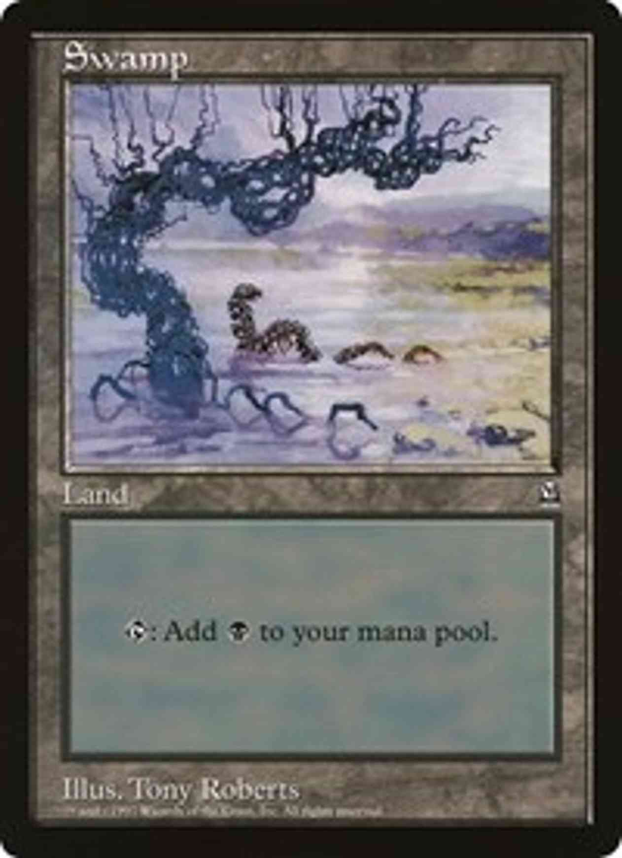 Swamp (Oversized) magic card front