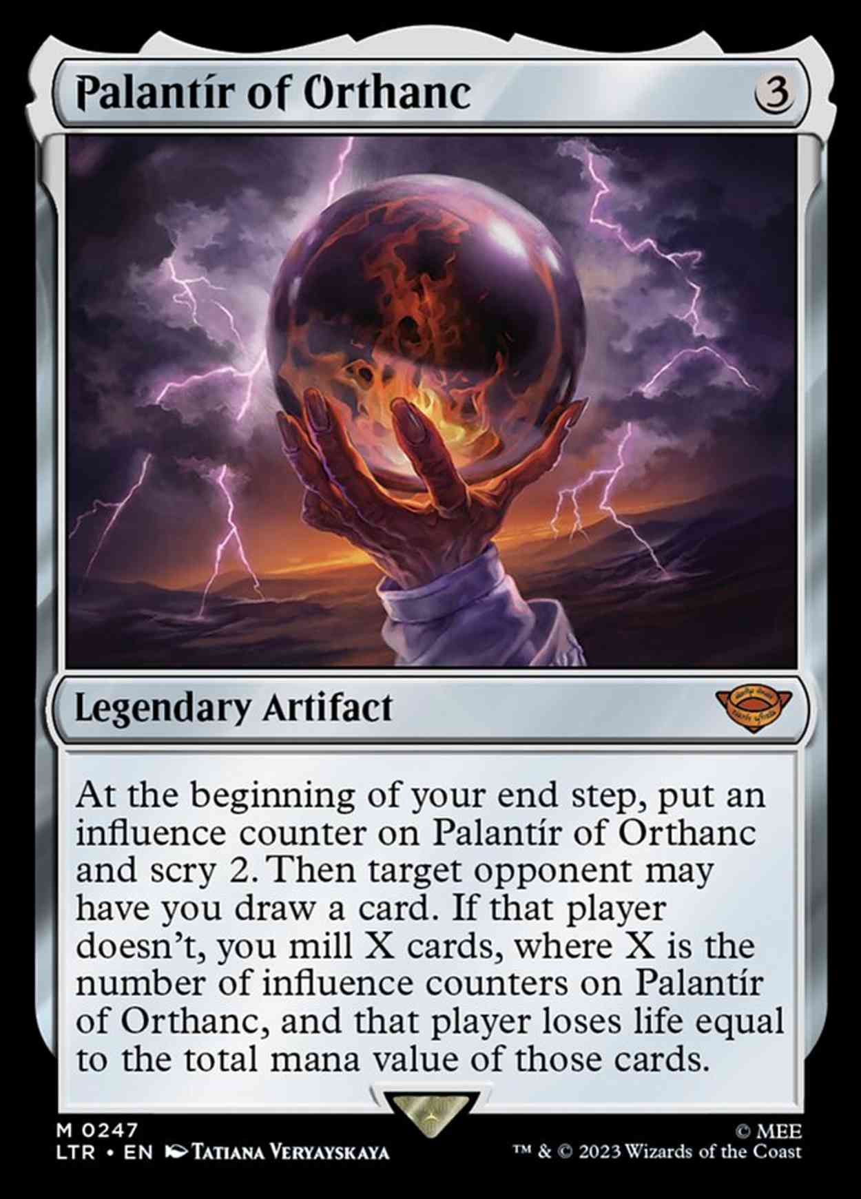 Palantír of Orthanc magic card front