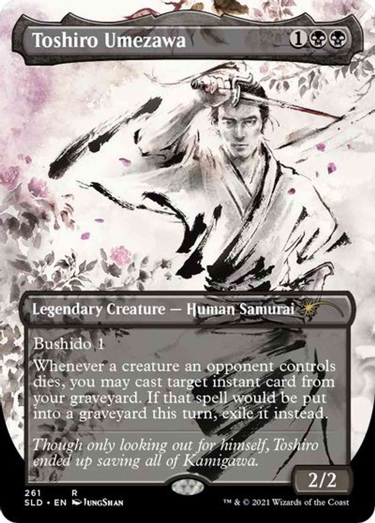 Toshiro Umezawa magic card front