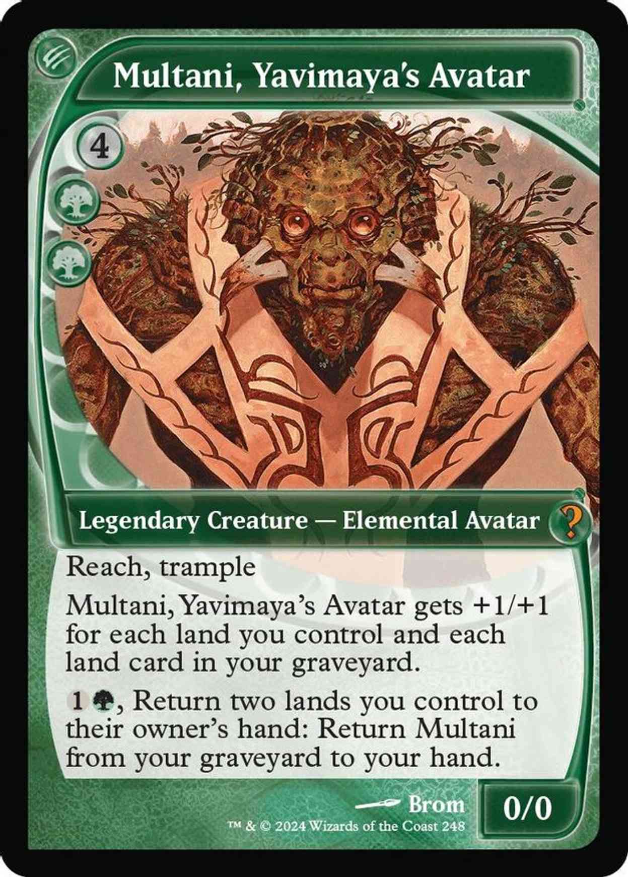 Multani, Yavimaya's Avatar (Future Sight) magic card front