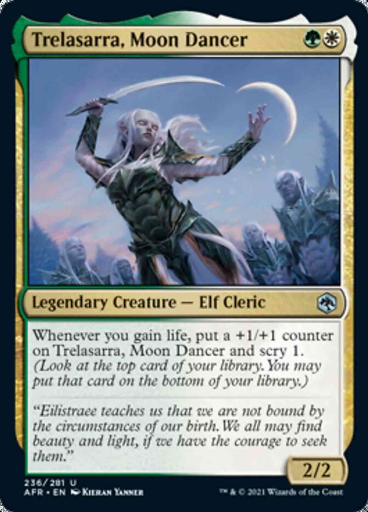 Trelasarra, Moon Dancer magic card front