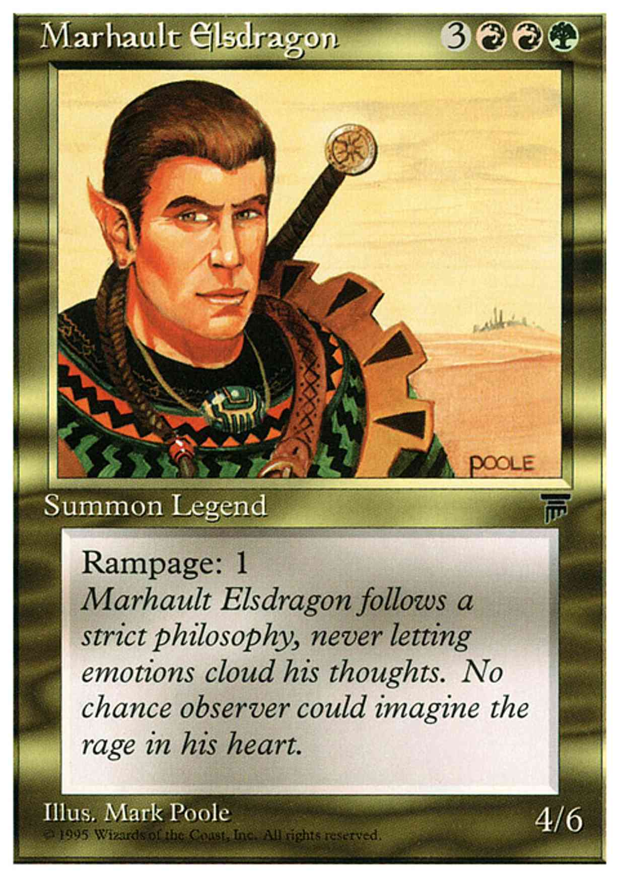 Marhault Elsdragon magic card front
