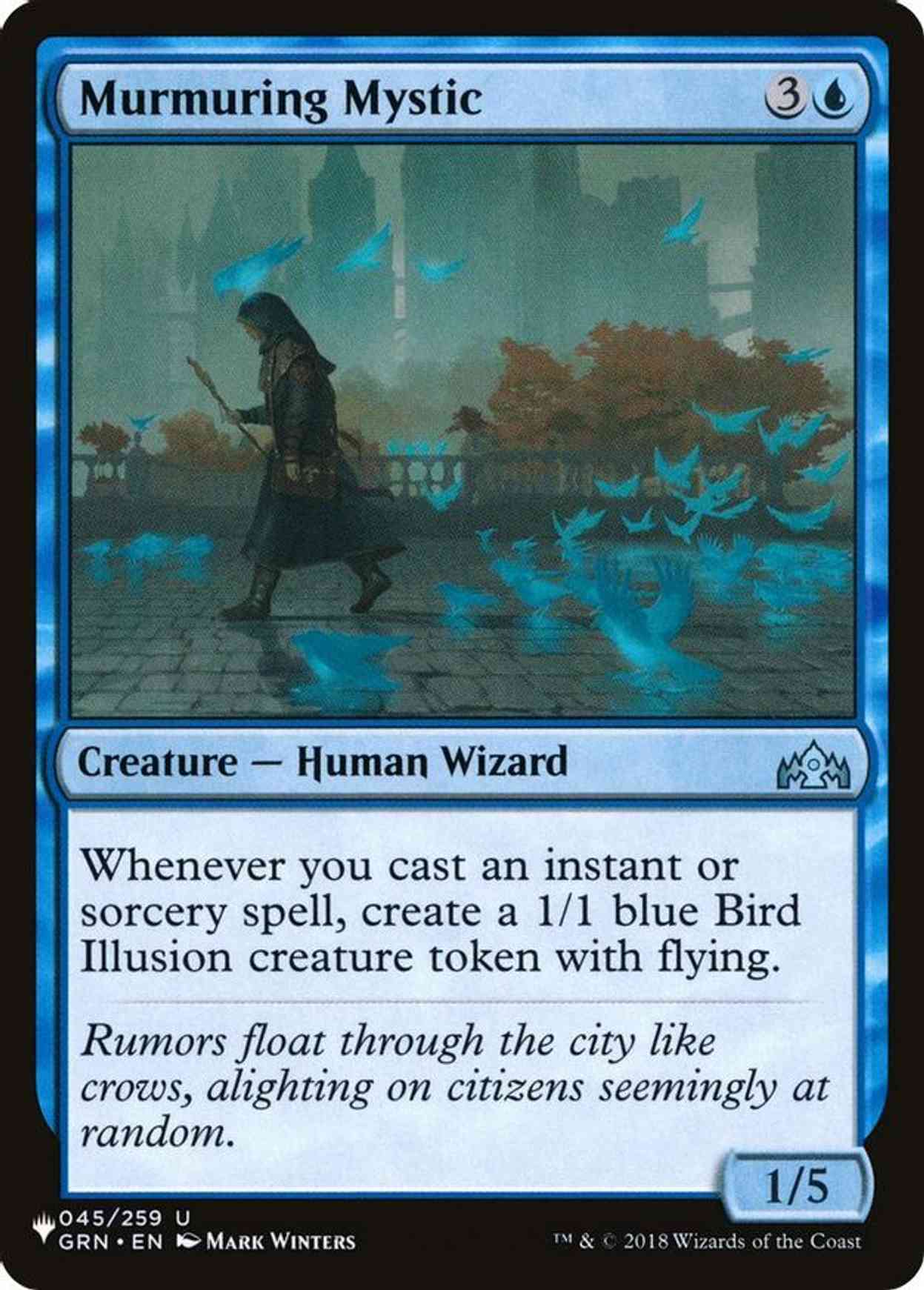 Murmuring Mystic magic card front