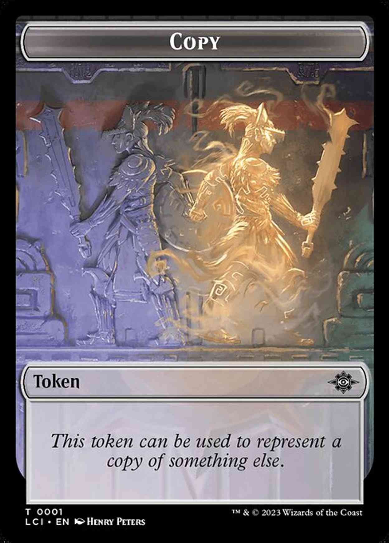 Copy // Skeleton Pirate Double-Sided Token magic card front