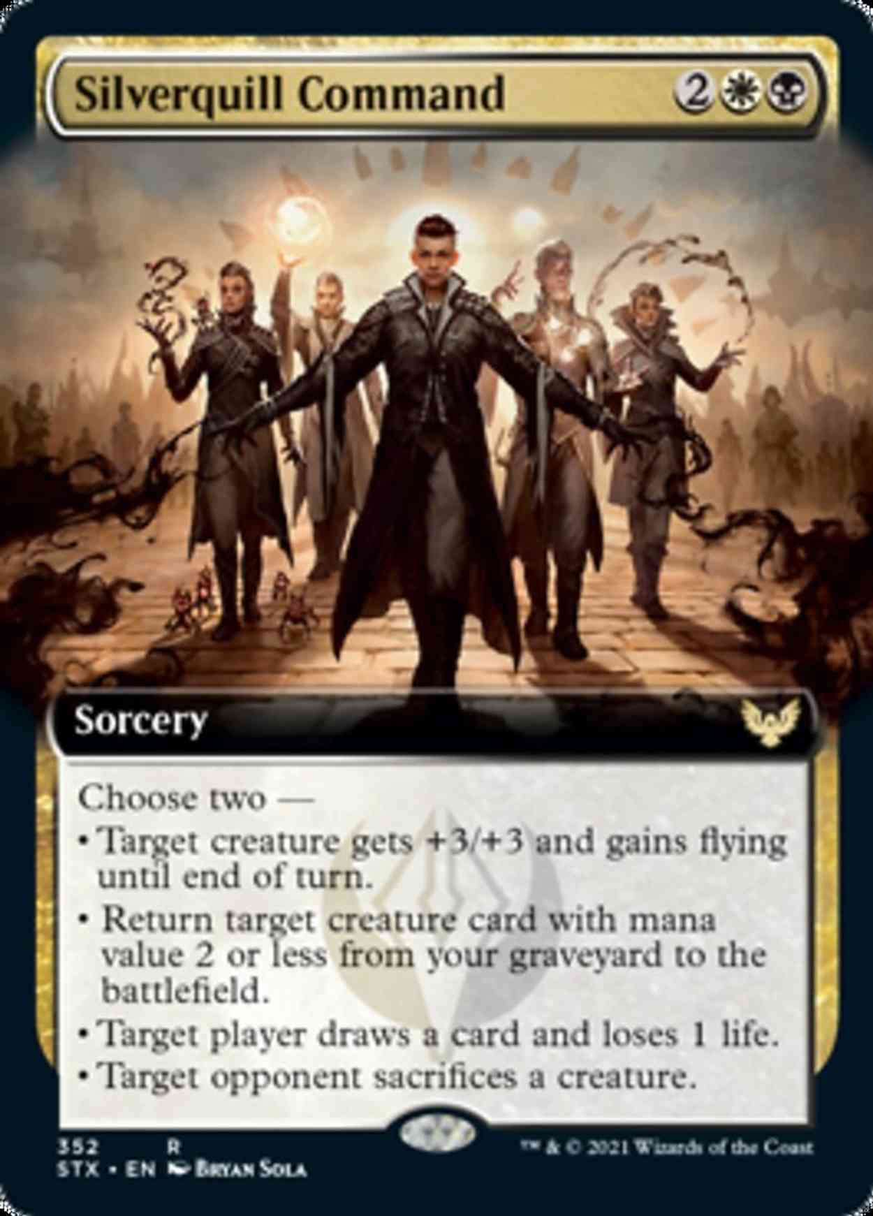 Silverquill Command (Extended Art) magic card front