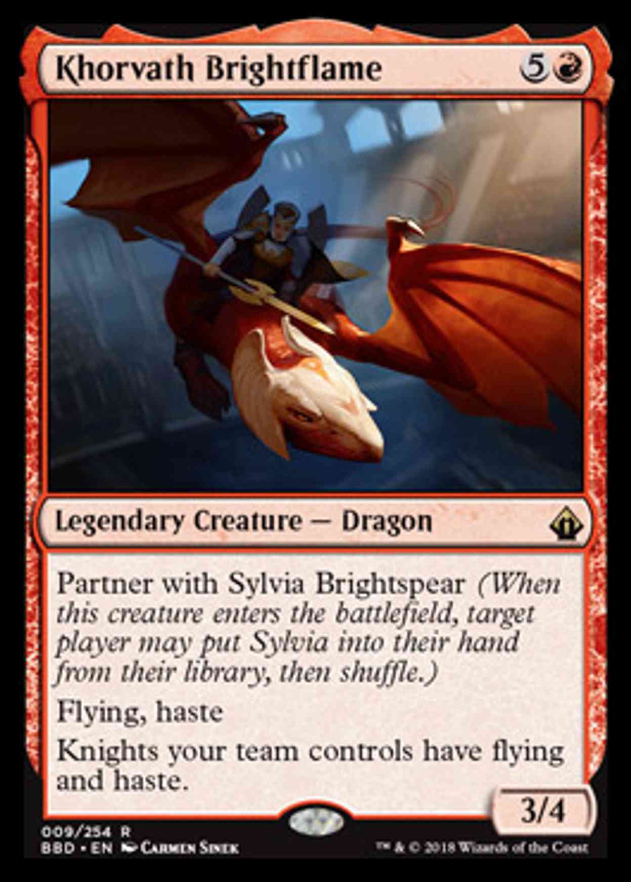 Khorvath Brightflame magic card front