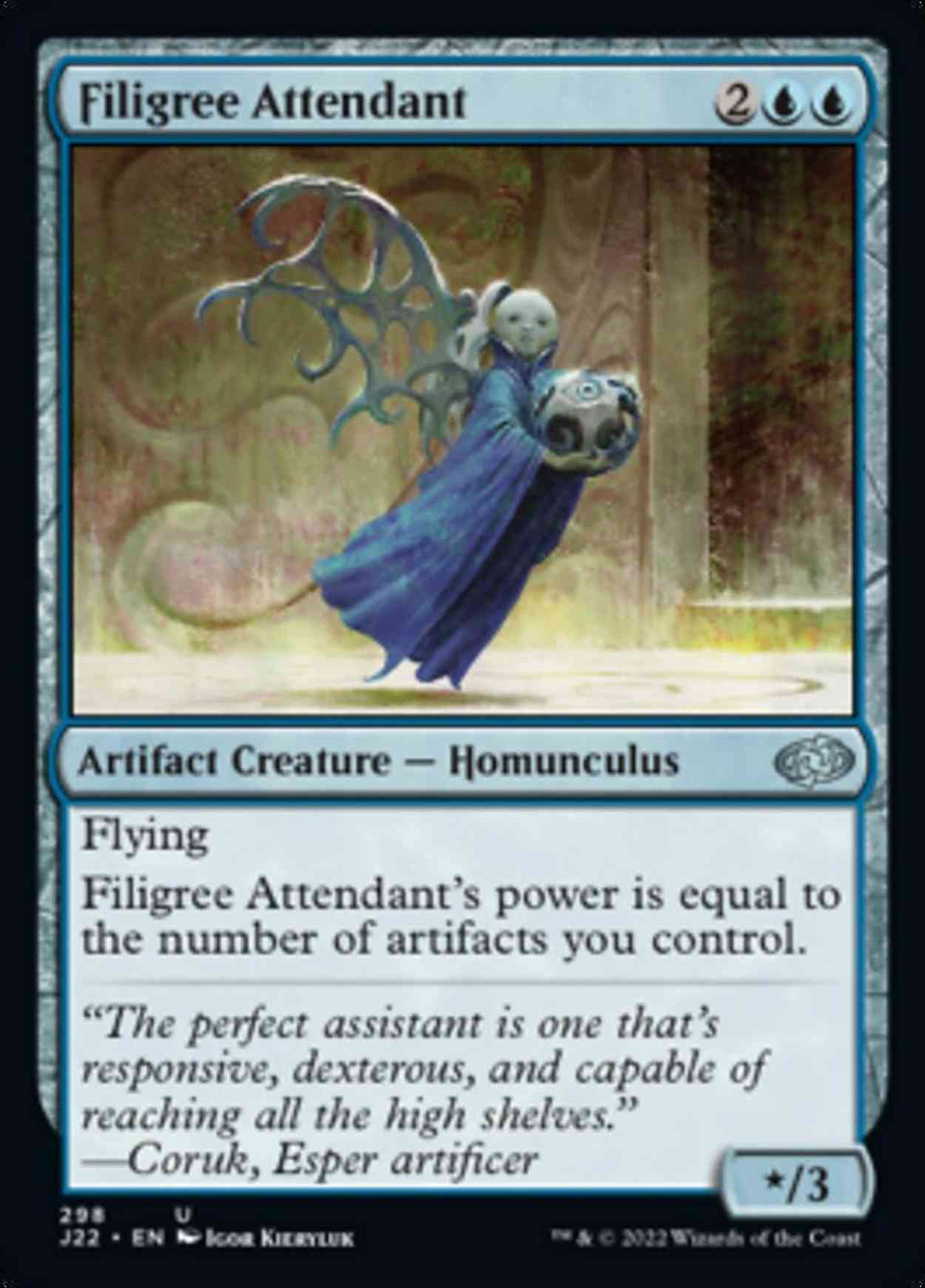 Filigree Attendant magic card front