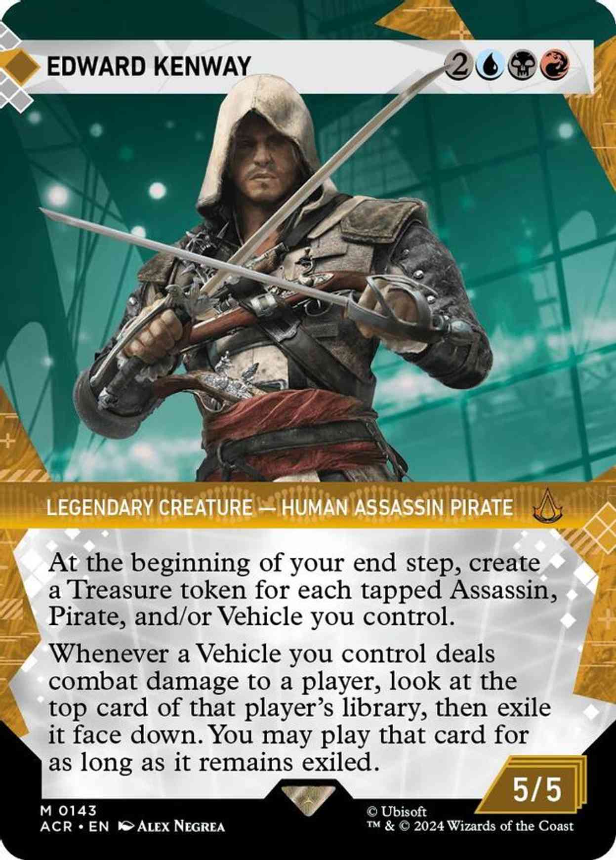 Edward Kenway (Showcase) magic card front