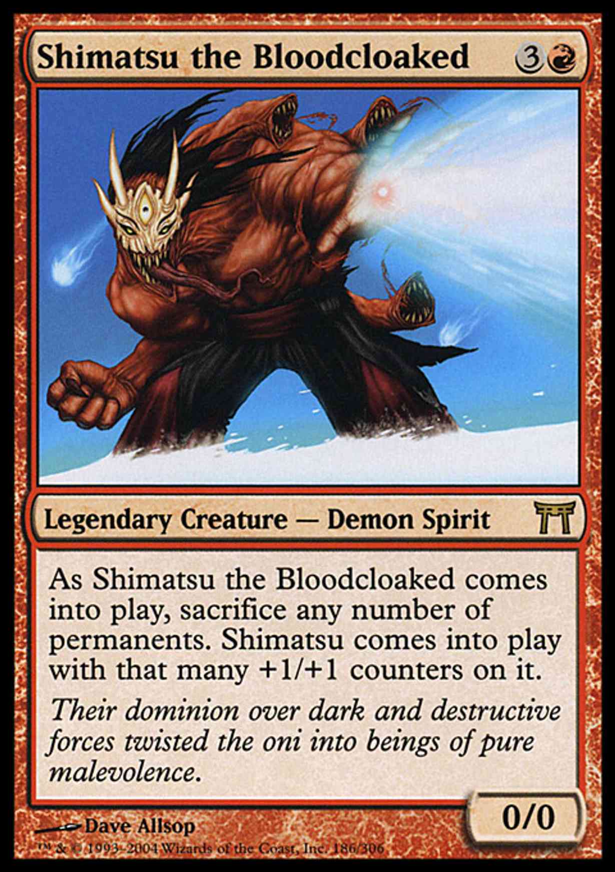 Shimatsu the Bloodcloaked magic card front