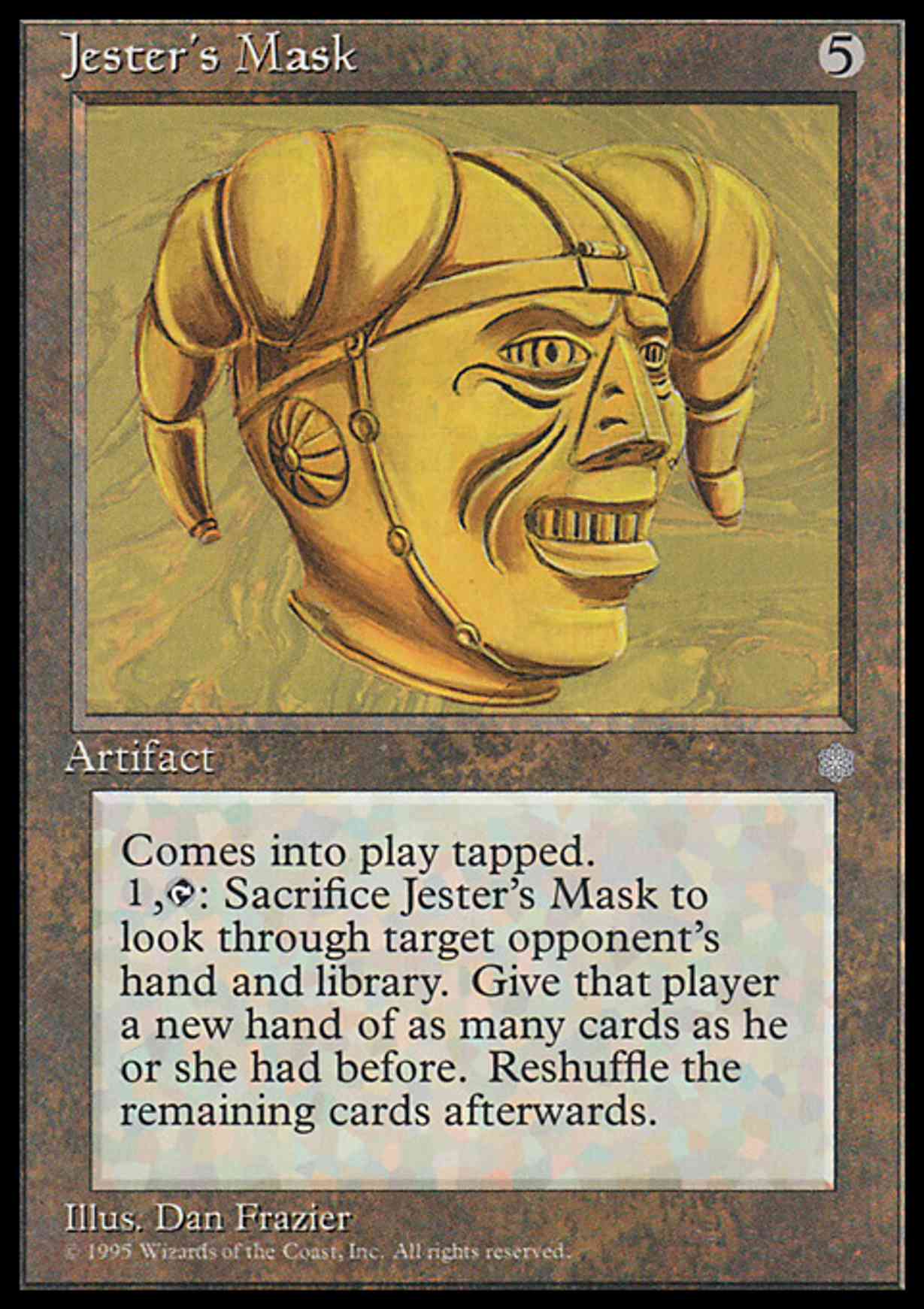 Jester's Mask magic card front