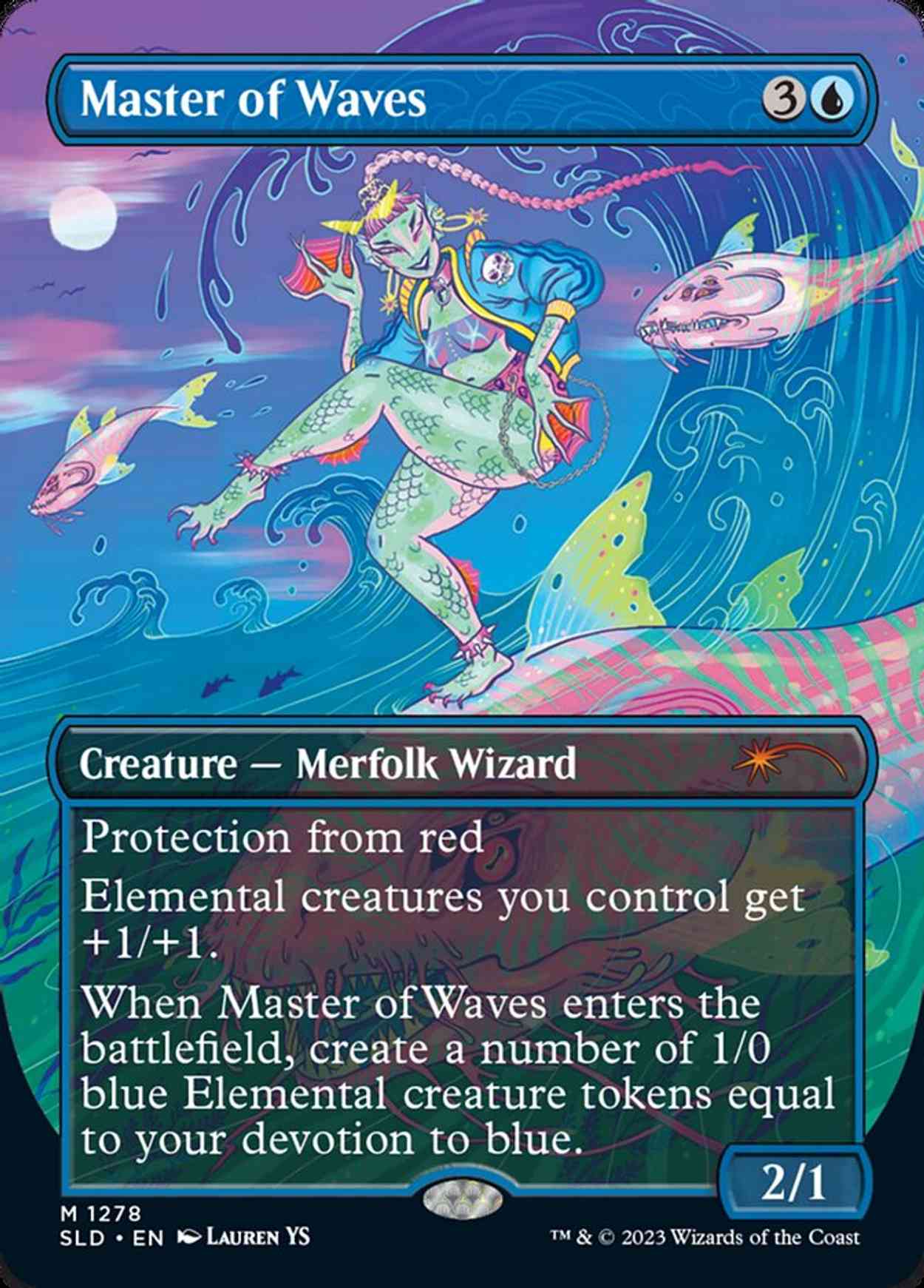 Master of Waves magic card front