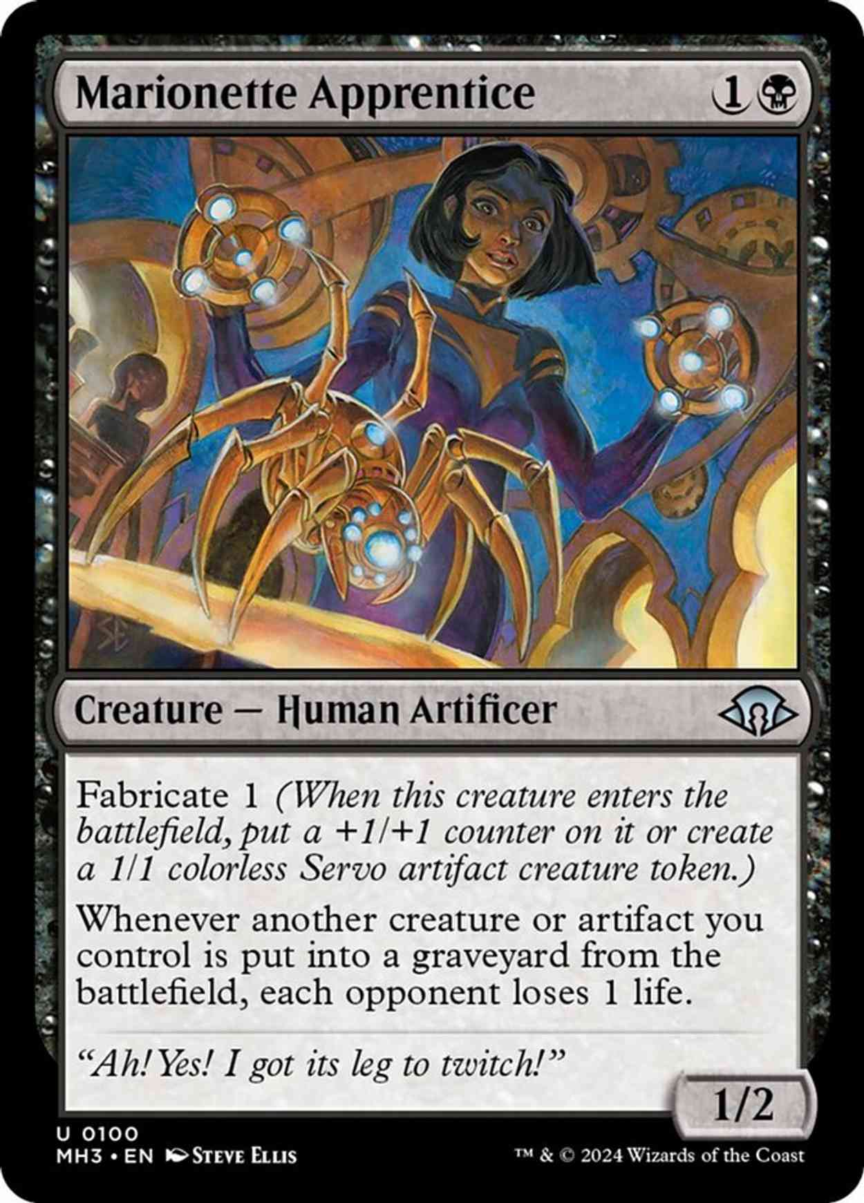 Marionette Apprentice magic card front