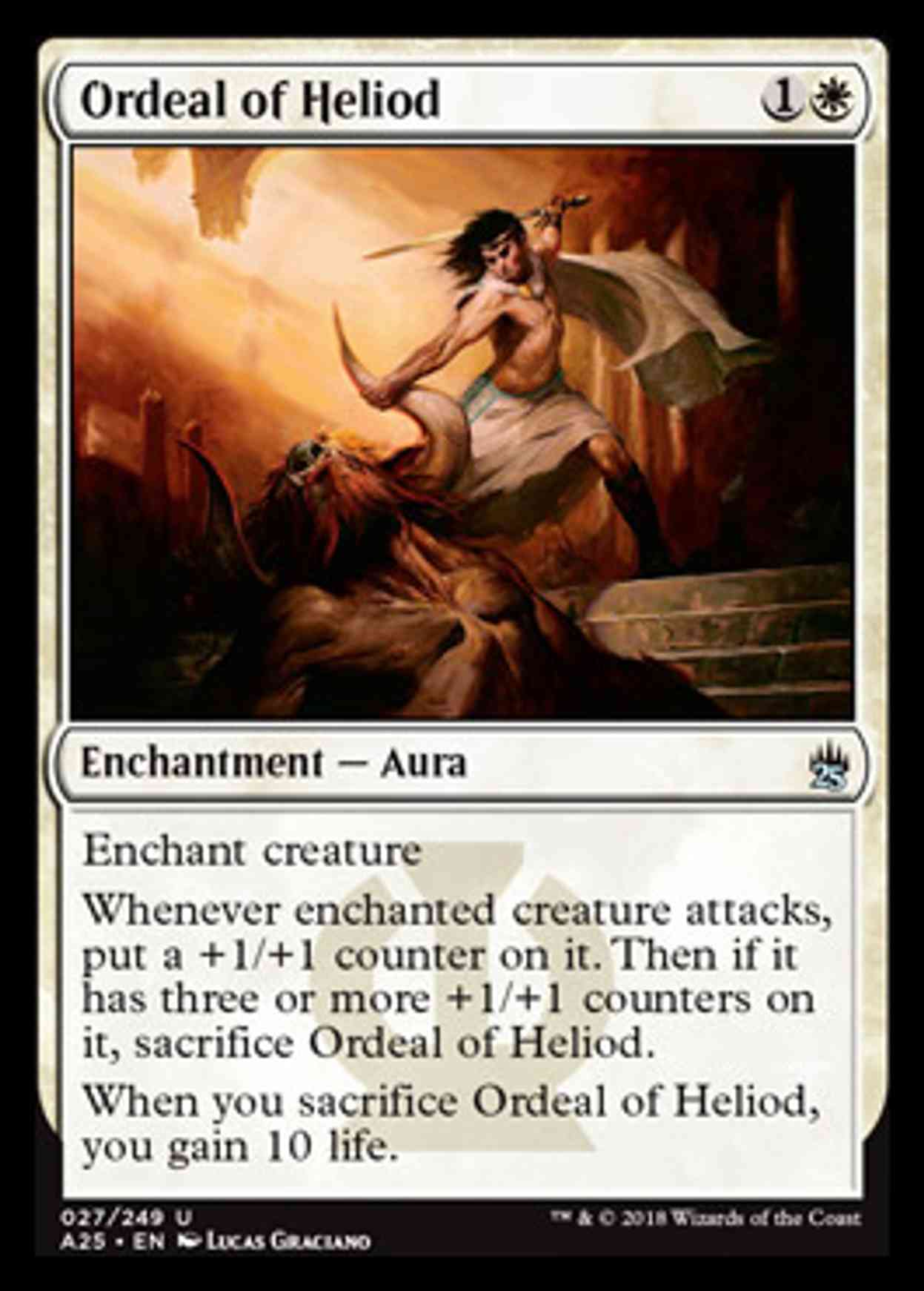 Ordeal of Heliod magic card front