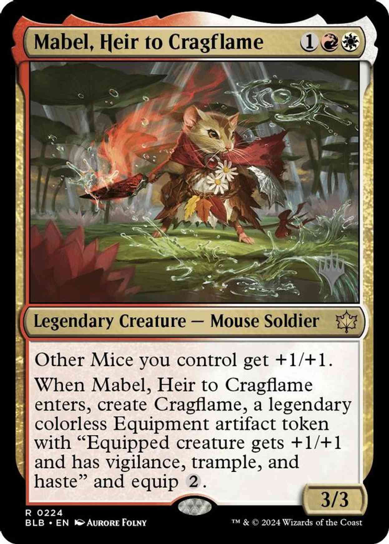 Mabel, Heir to Cragflame magic card front