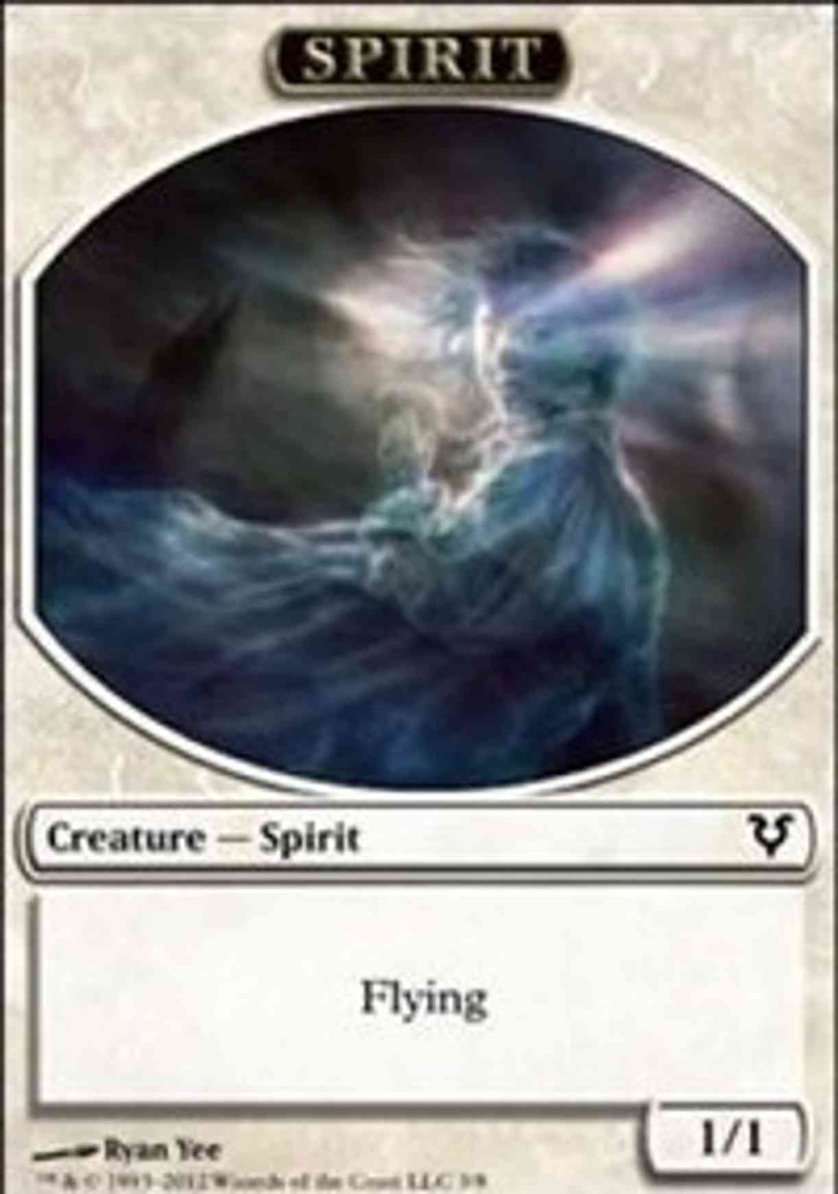 Spirit Token (White) magic card front