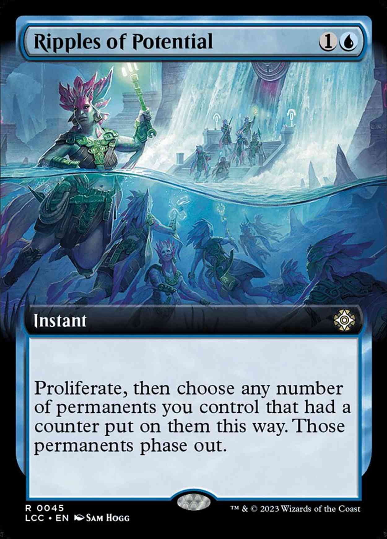 Ripples of Potential (Extended Art) magic card front