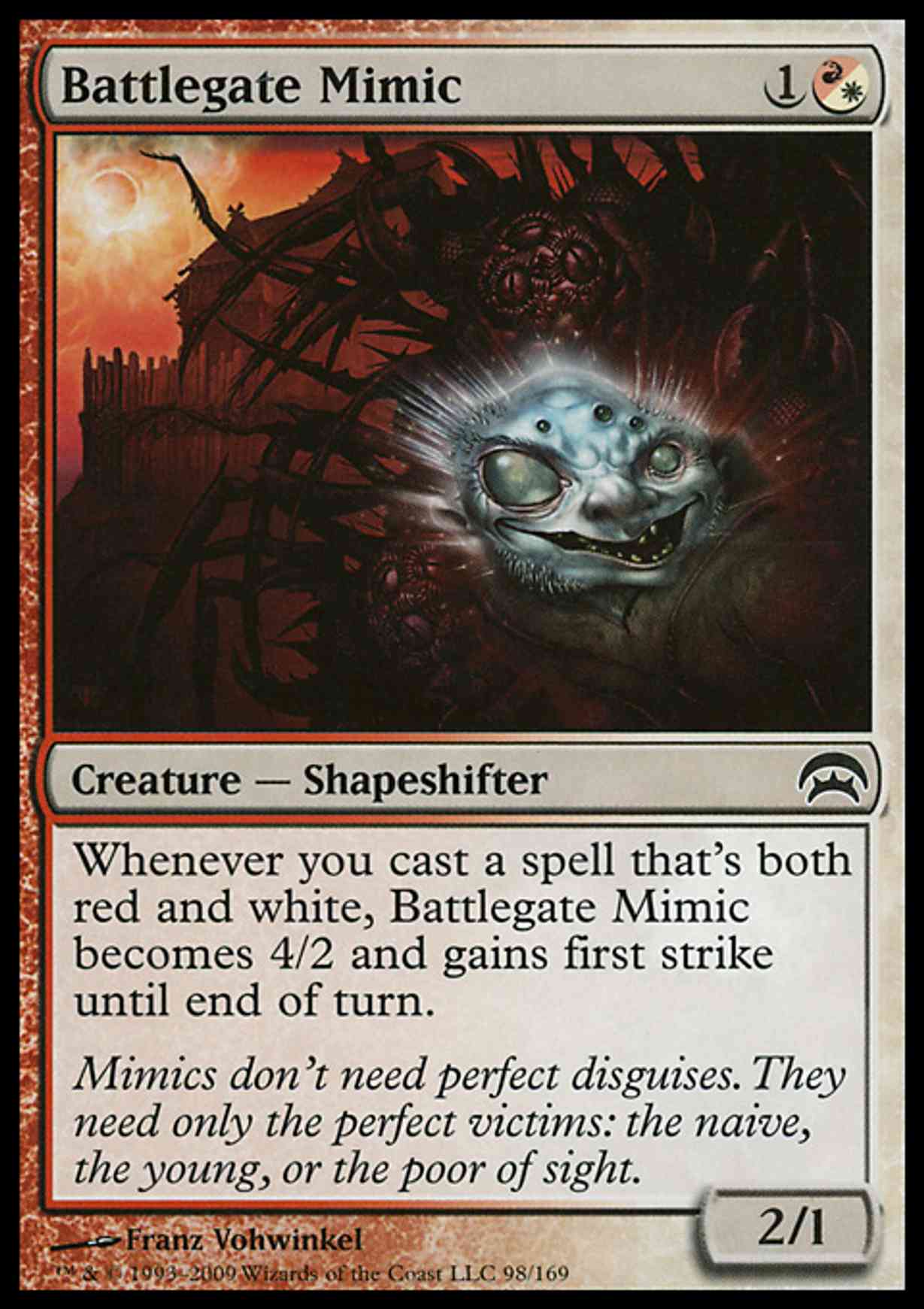 Battlegate Mimic magic card front