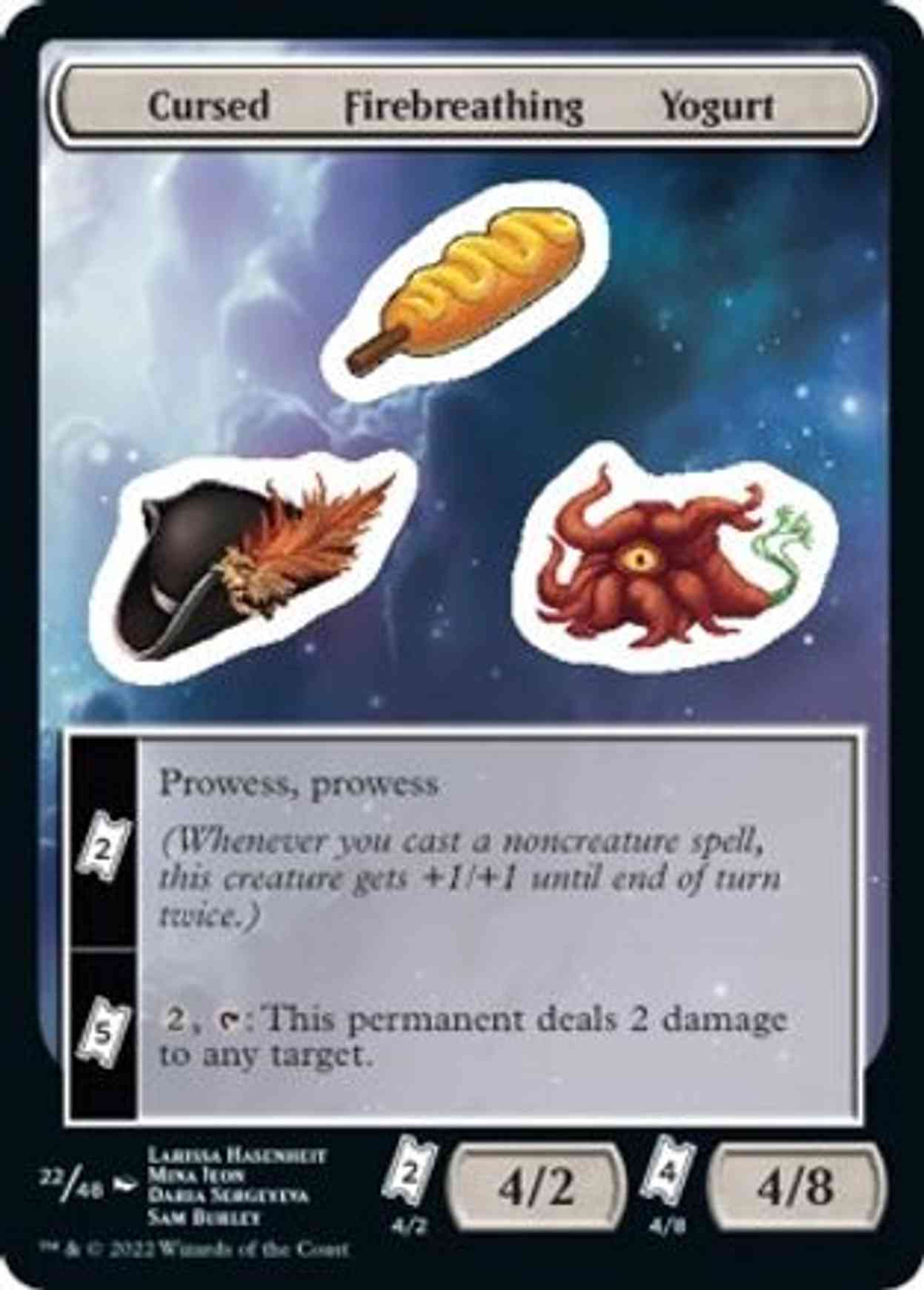 Cursed Firebreathing Yogurt magic card front