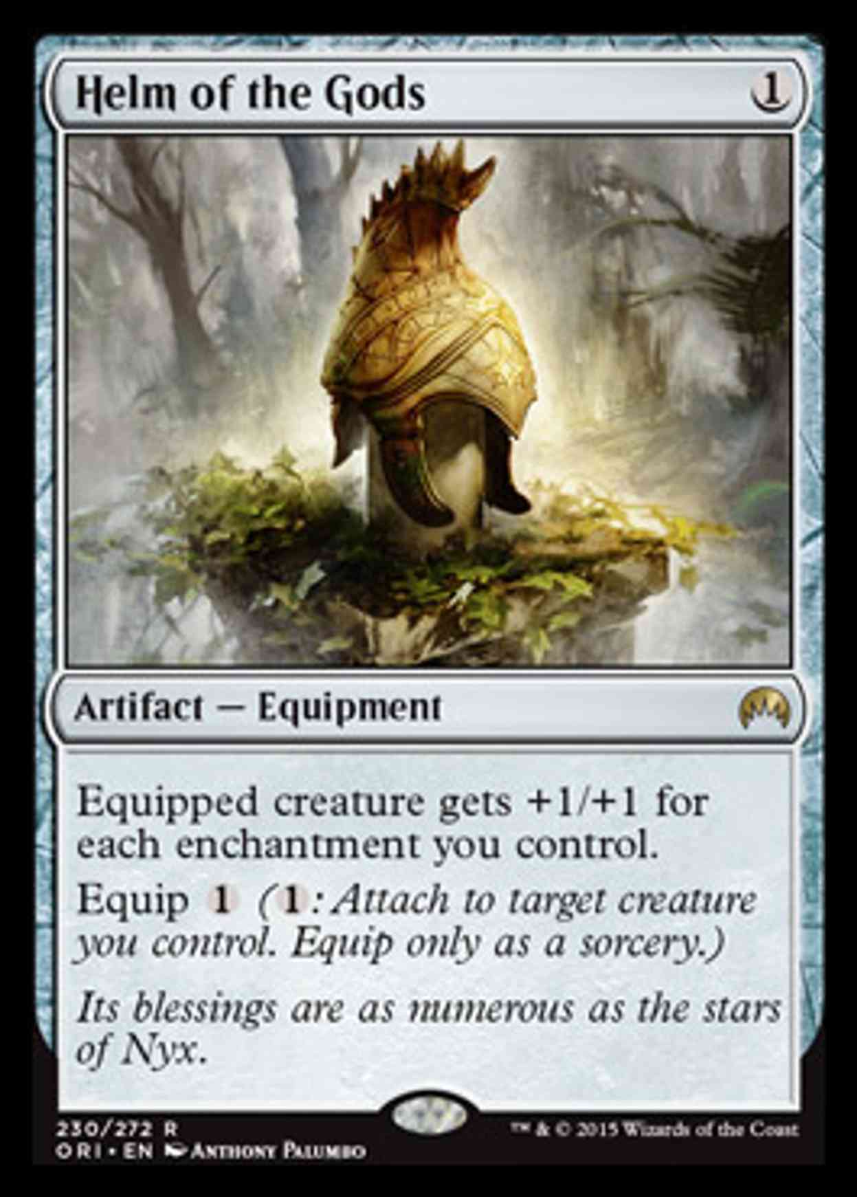 Helm of the Gods magic card front