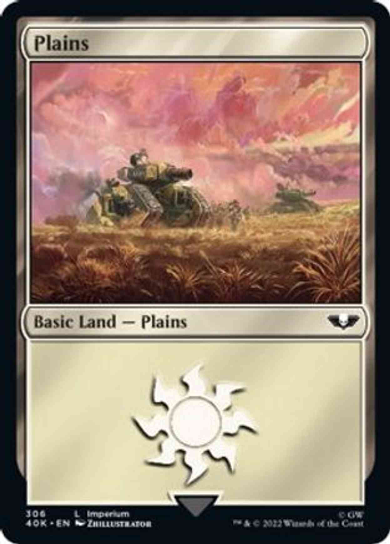 Plains (306) (Surge Foil) magic card front