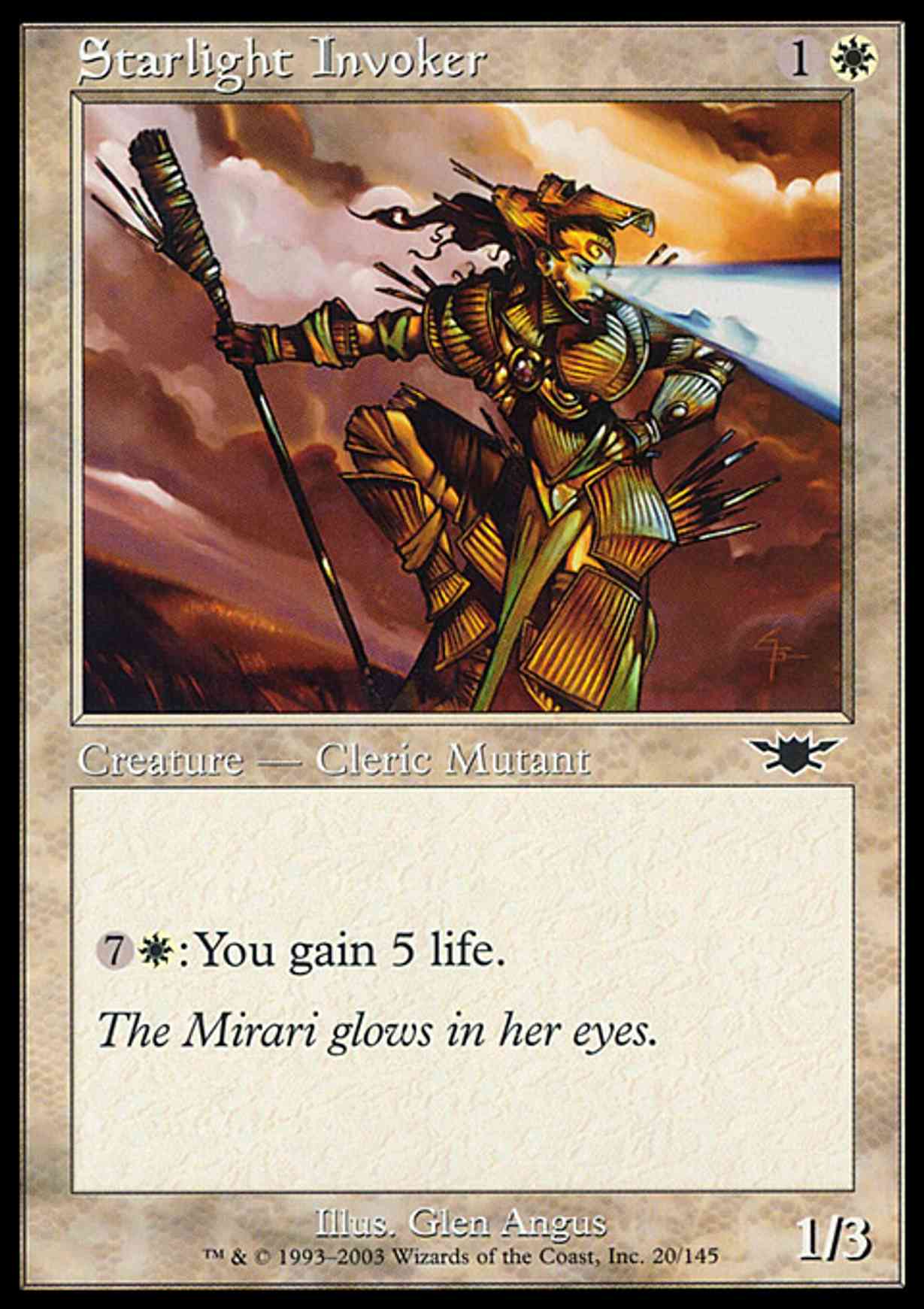 Starlight Invoker magic card front