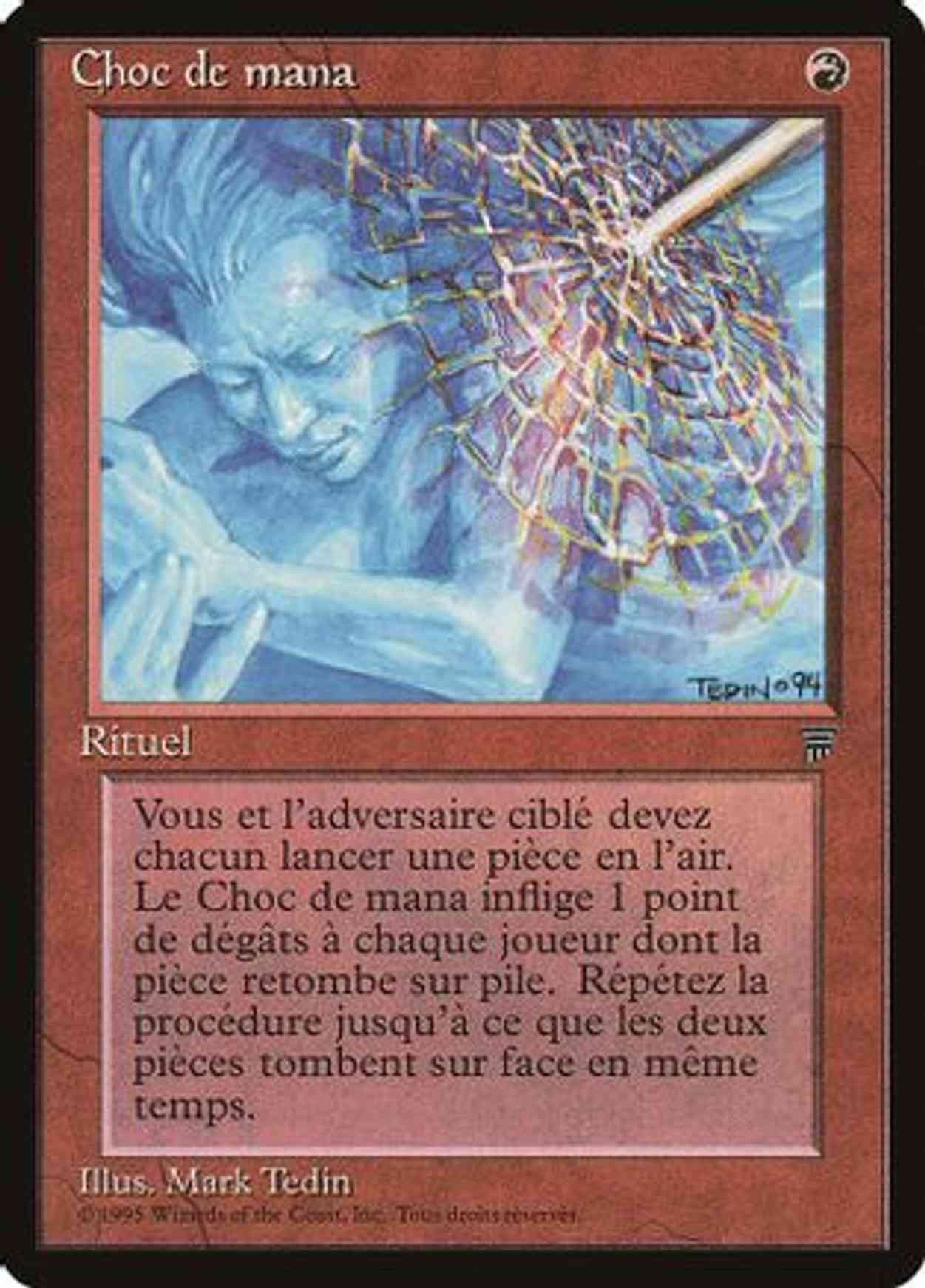 Mana Clash (French) - "Choc de mana" magic card front