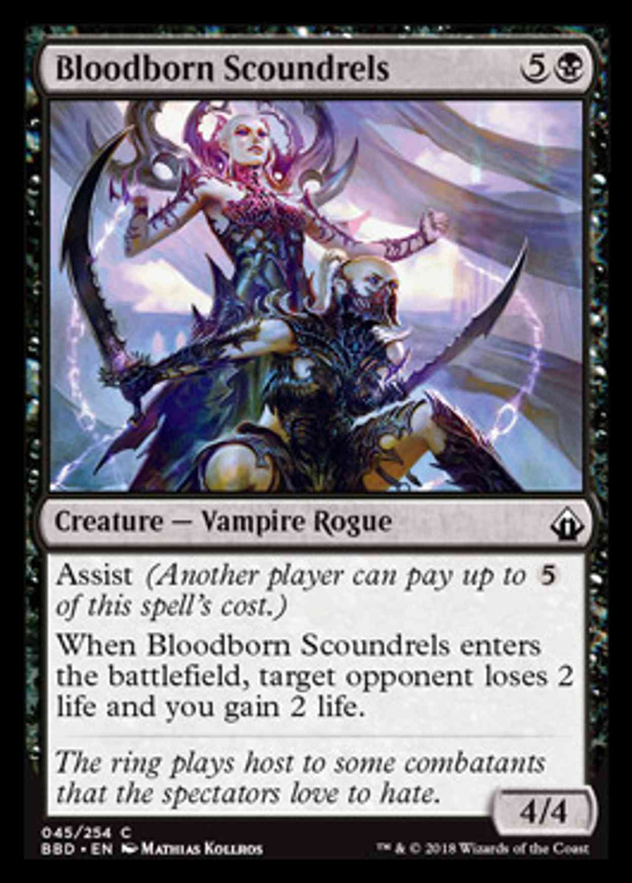 Bloodborn Scoundrels magic card front