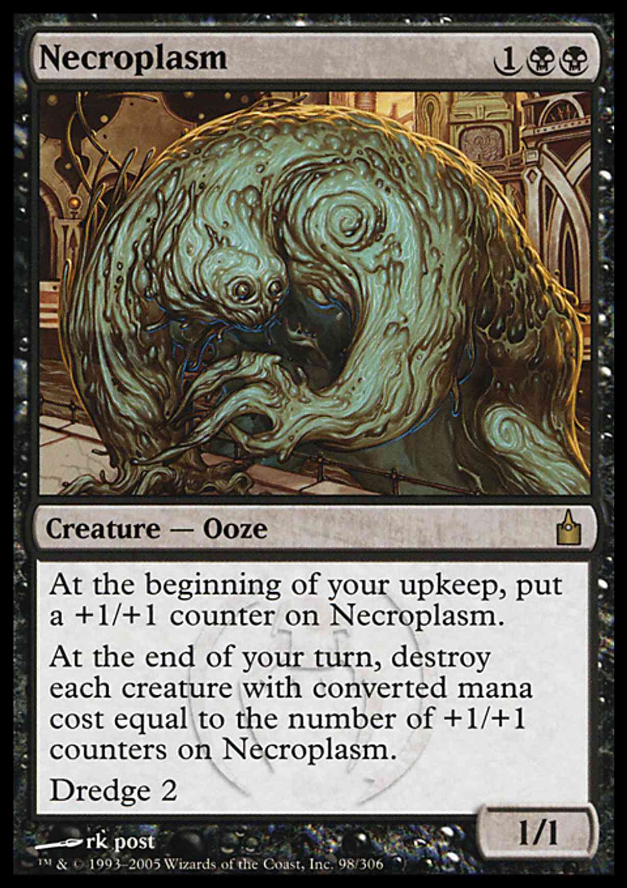 Necroplasm magic card front