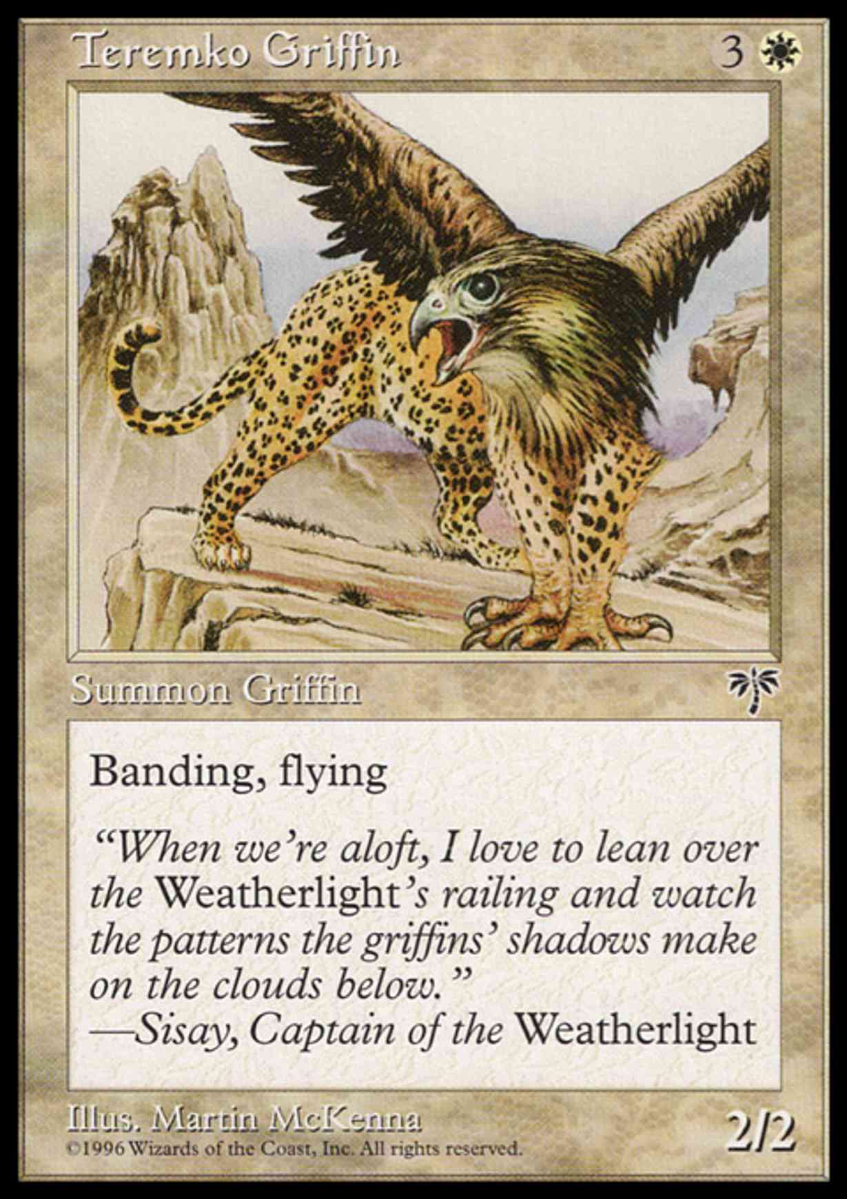 Teremko Griffin magic card front