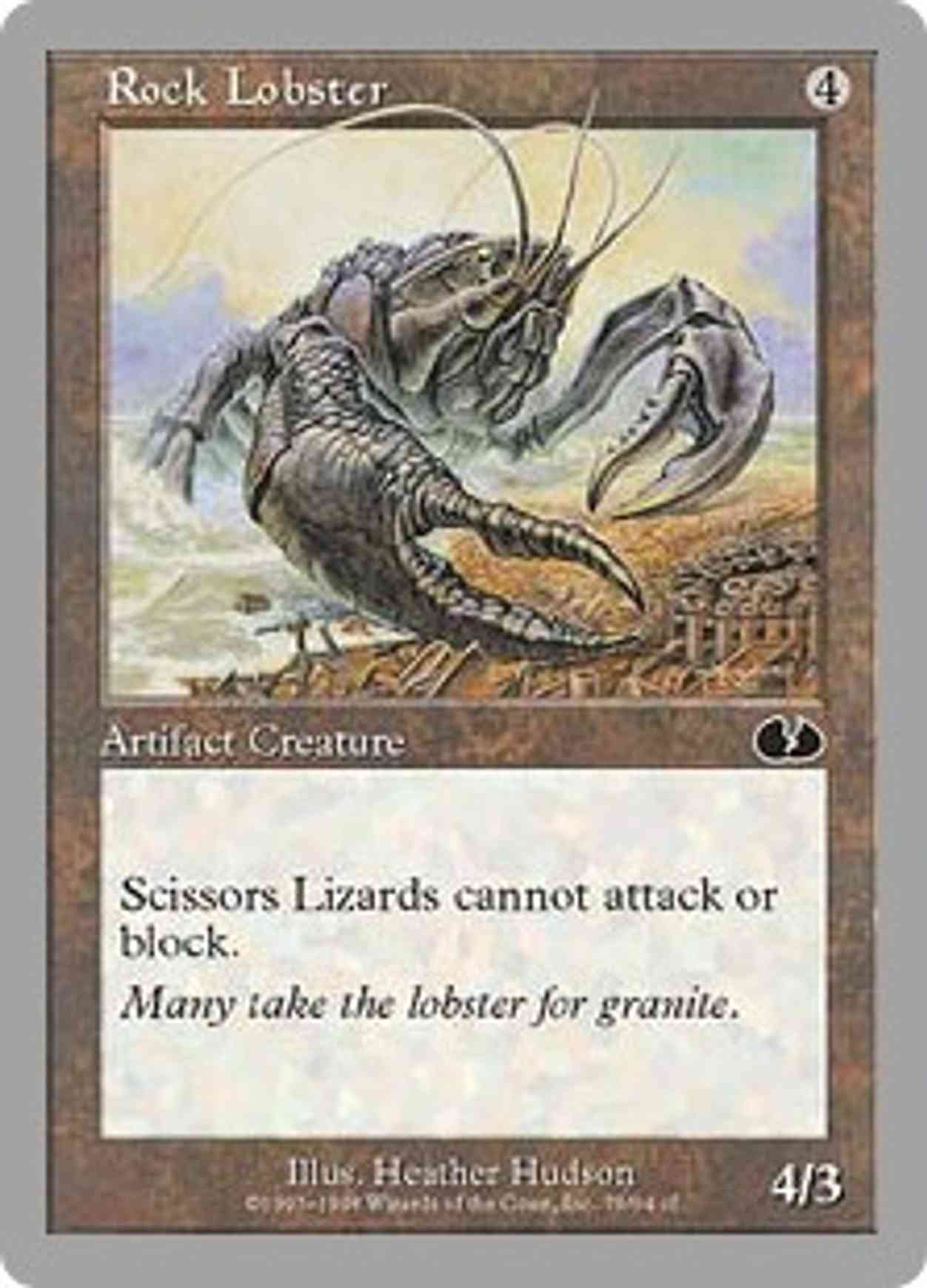 Rock Lobster magic card front