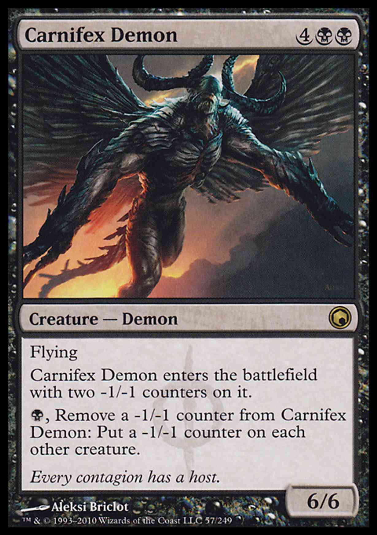Carnifex Demon magic card front