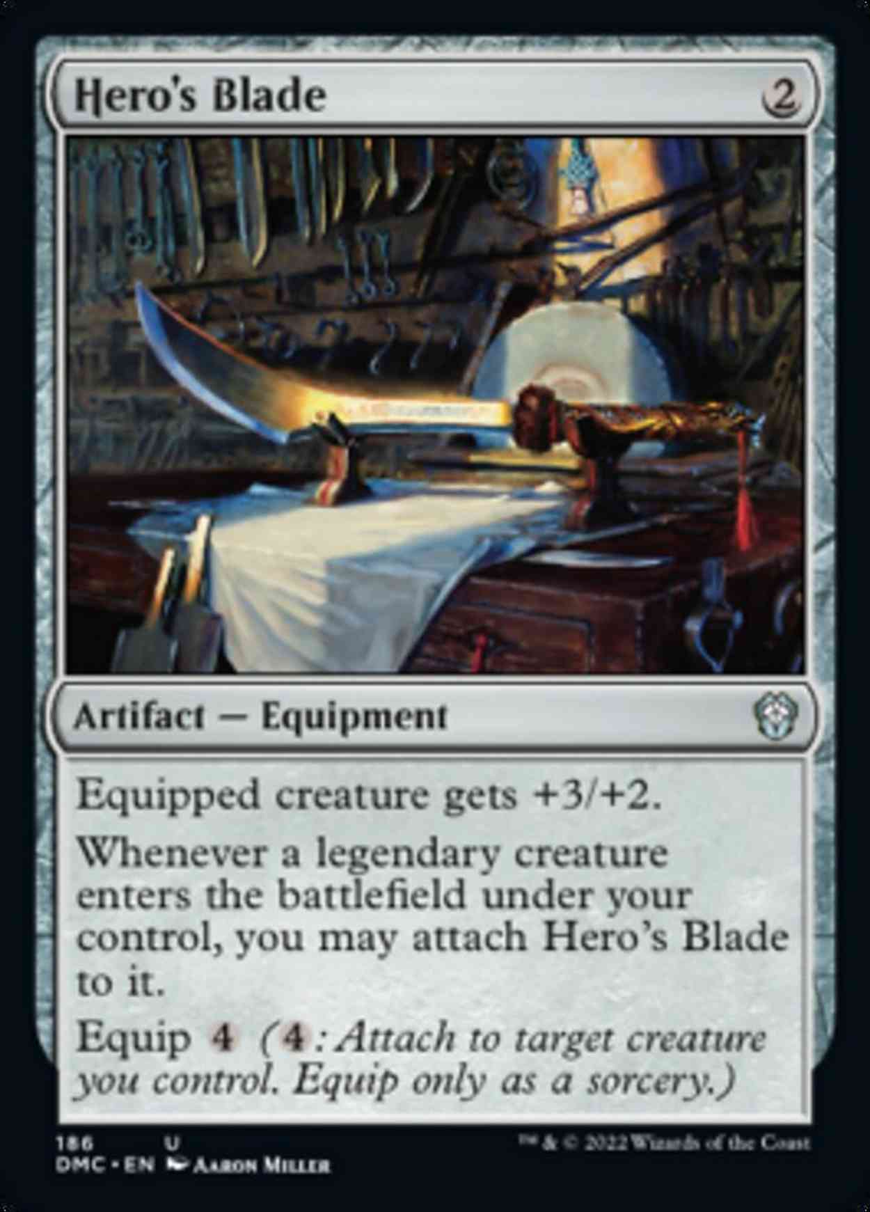 Hero's Blade magic card front