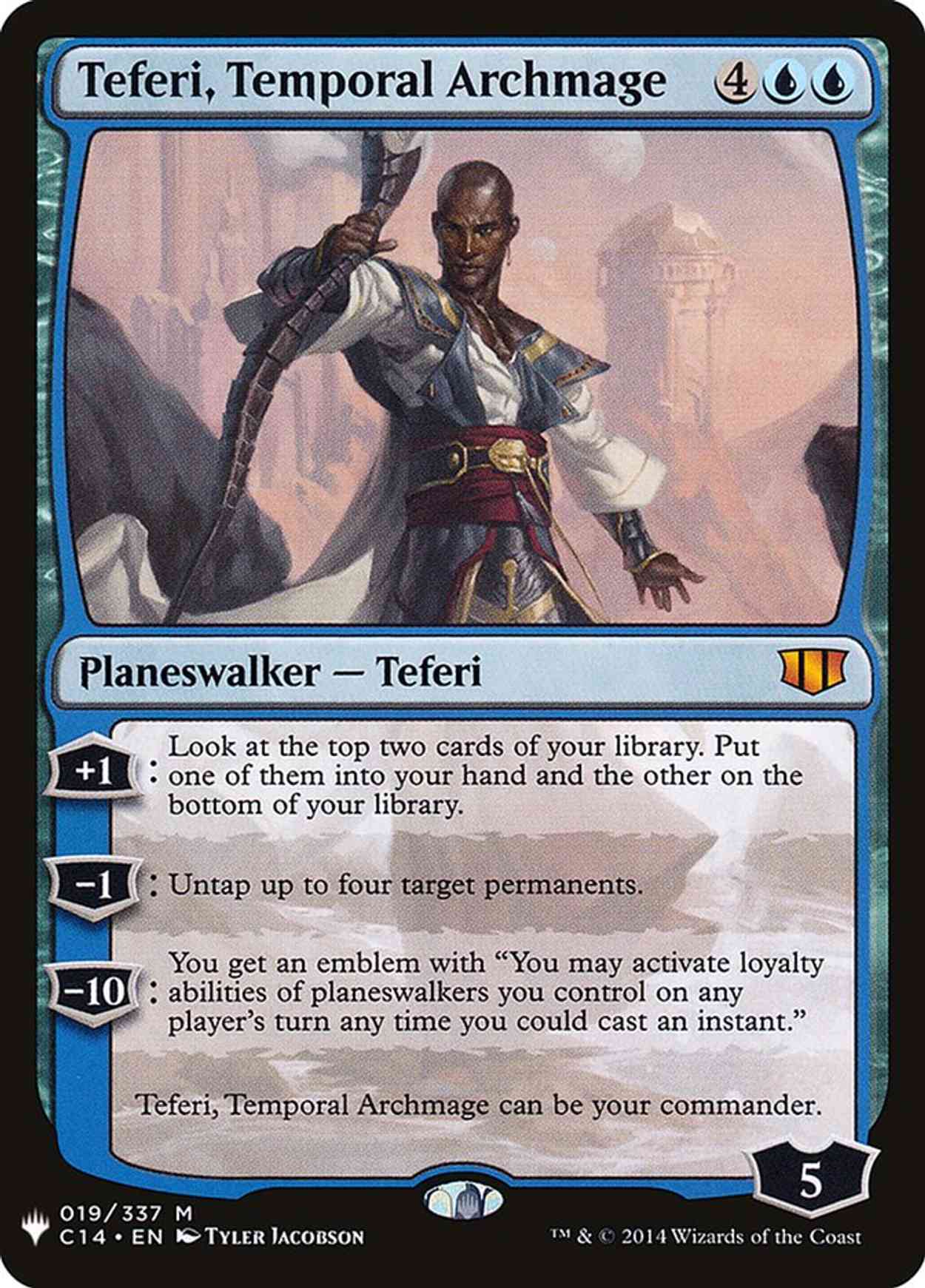 Teferi, Temporal Archmage magic card front