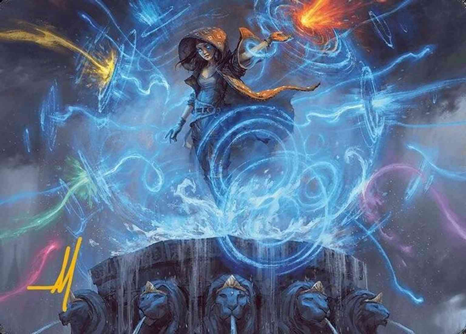 Flusterstorm Art Card (Gold-Stamped Signature) magic card front