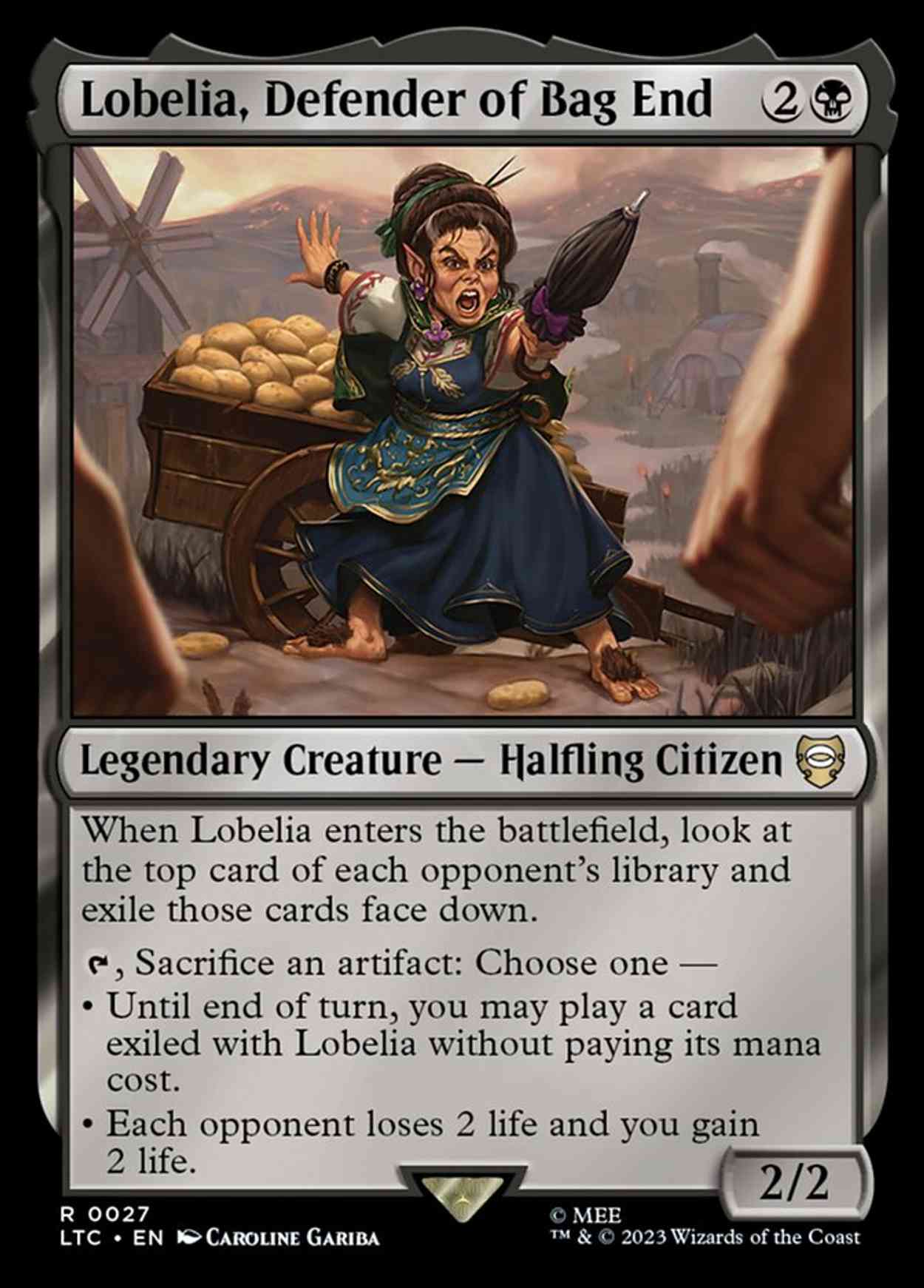 Lobelia, Defender of Bag End magic card front