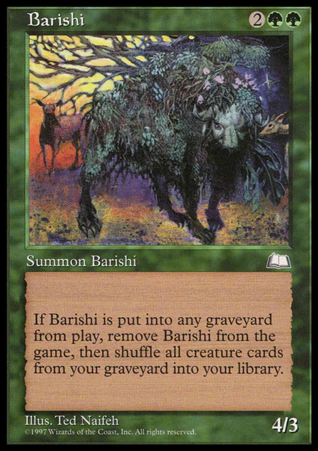 Barishi magic card front