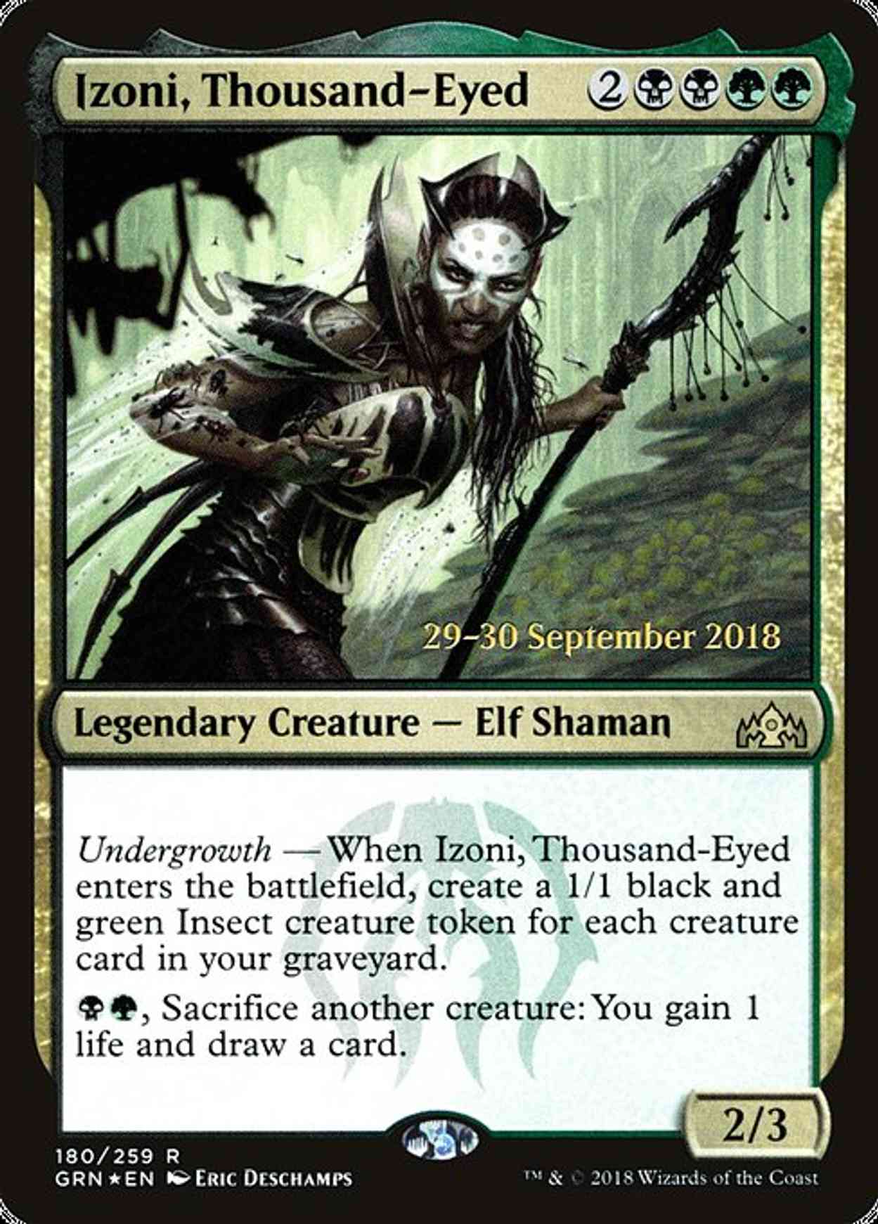 Izoni, Thousand-Eyed magic card front