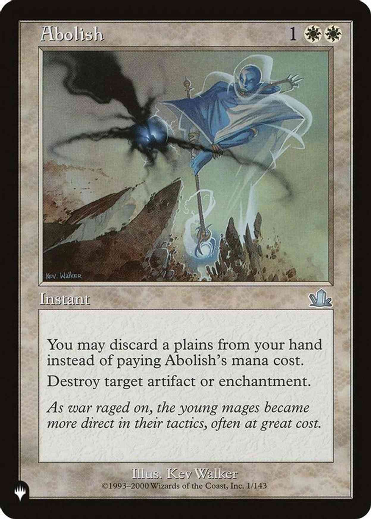 Abolish magic card front