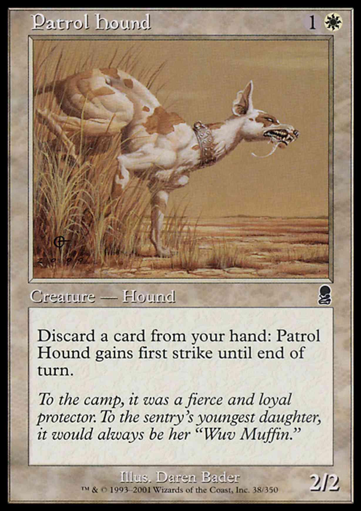 Patrol Hound magic card front