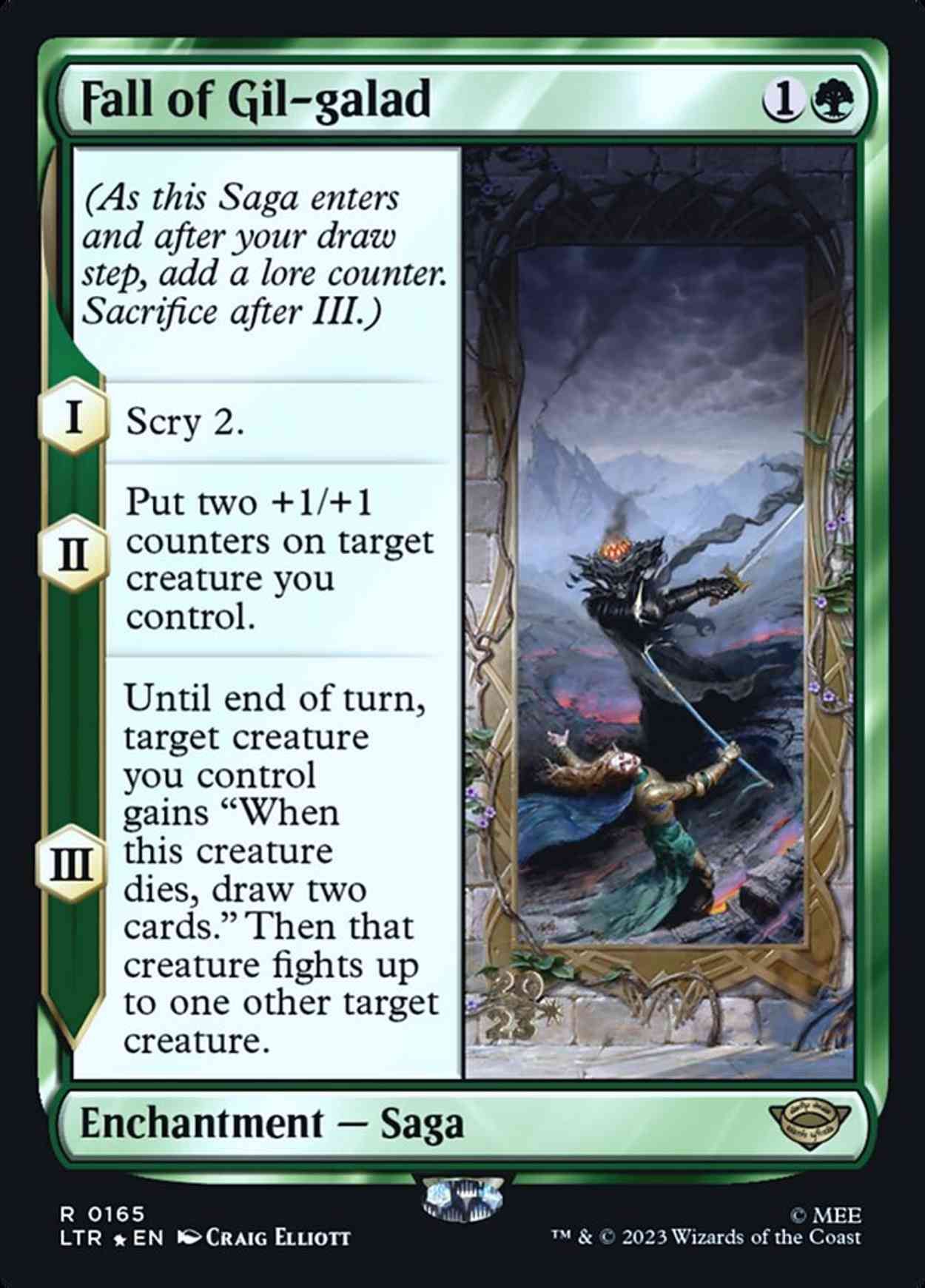 Fall of Gil-galad magic card front