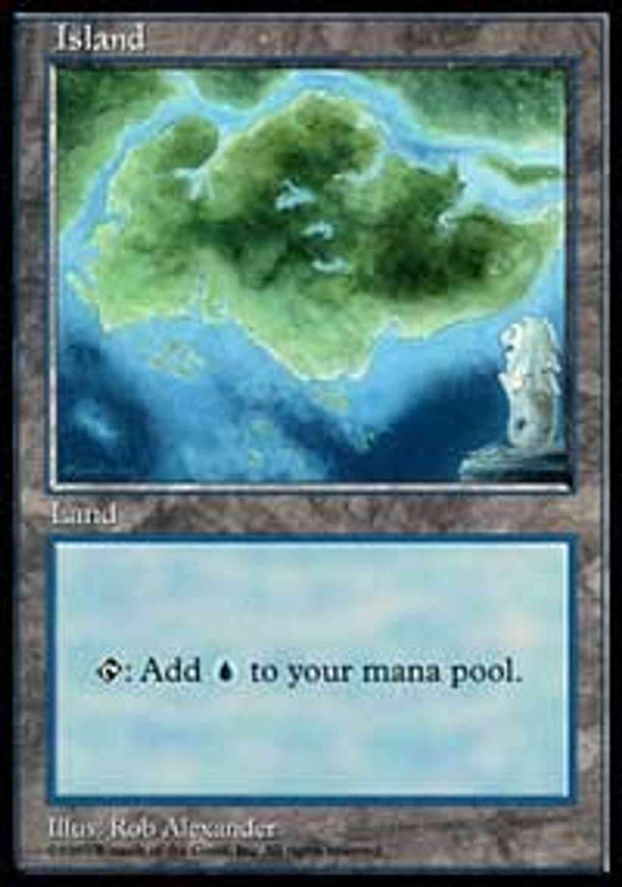 Island - Clear Pack (Alexander) magic card front