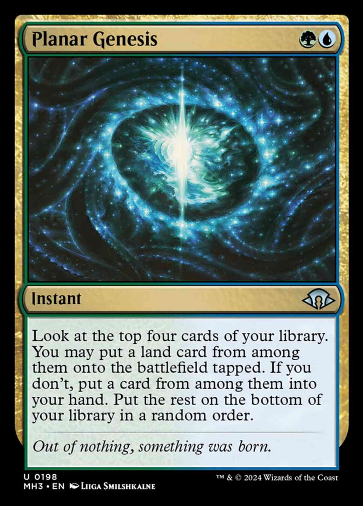 Planar Genesis magic card front