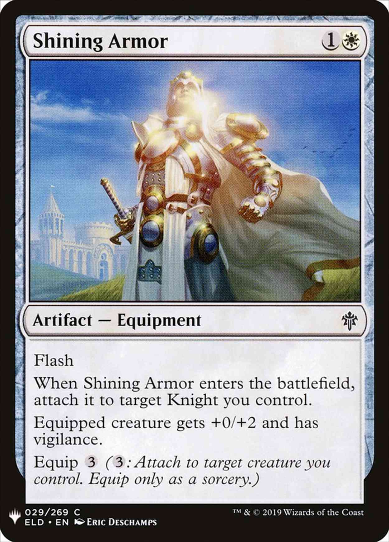 Shining Armor magic card front