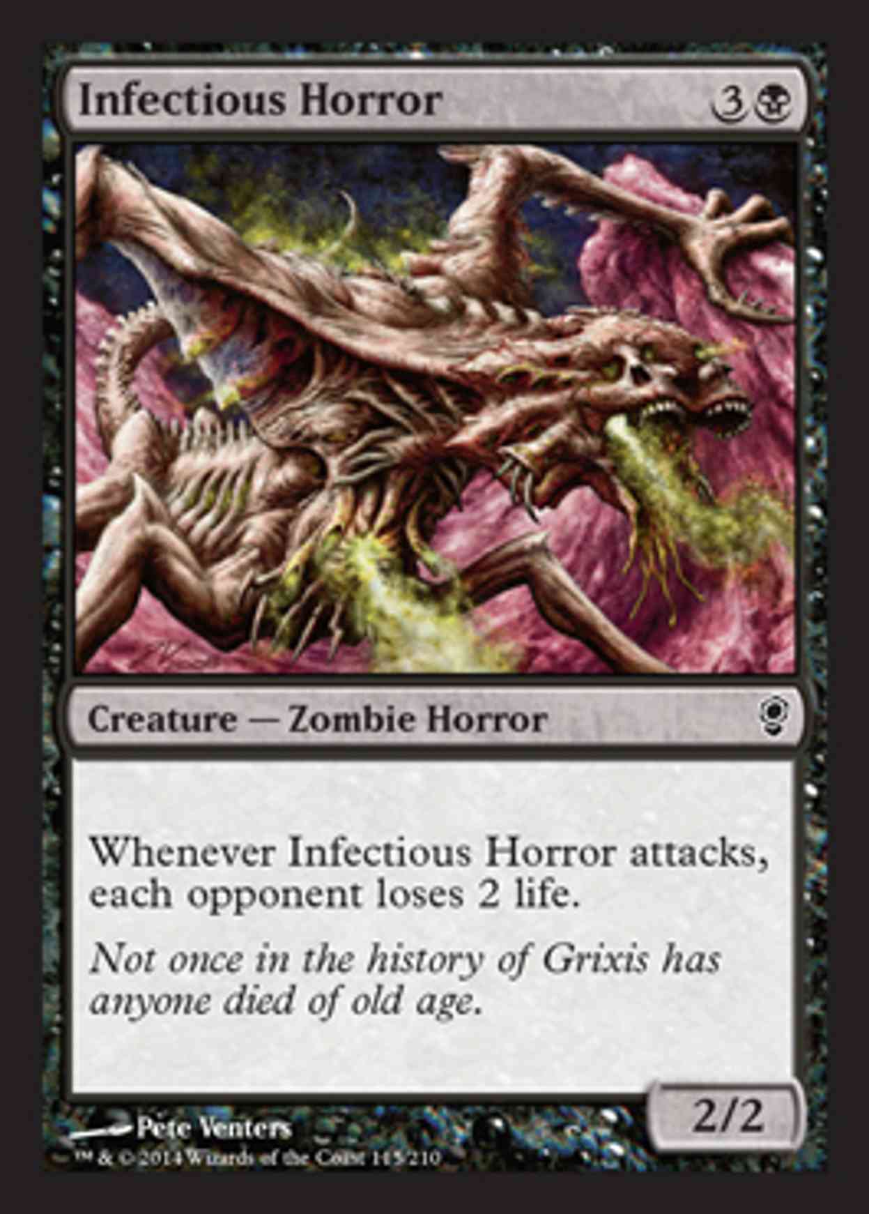 Infectious Horror magic card front